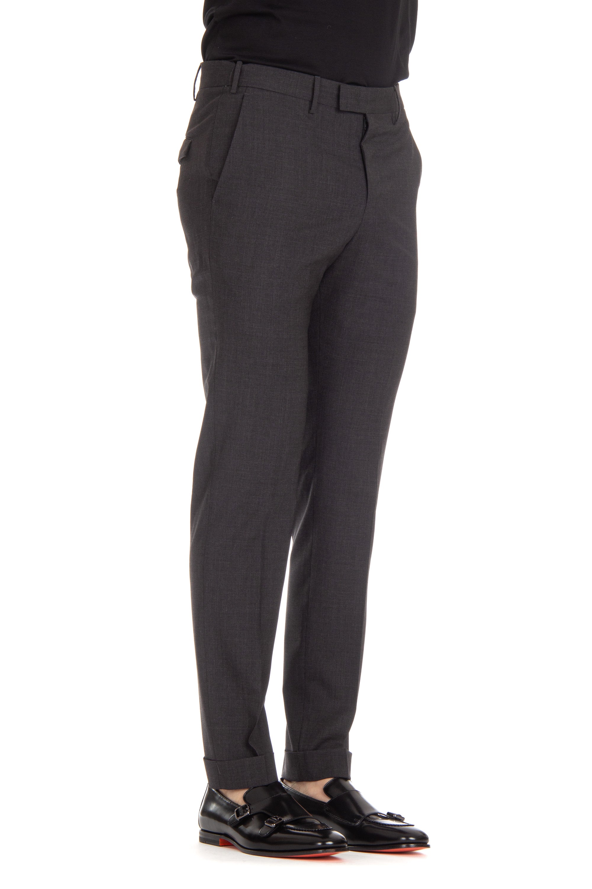 Master fit comfort wool trousers