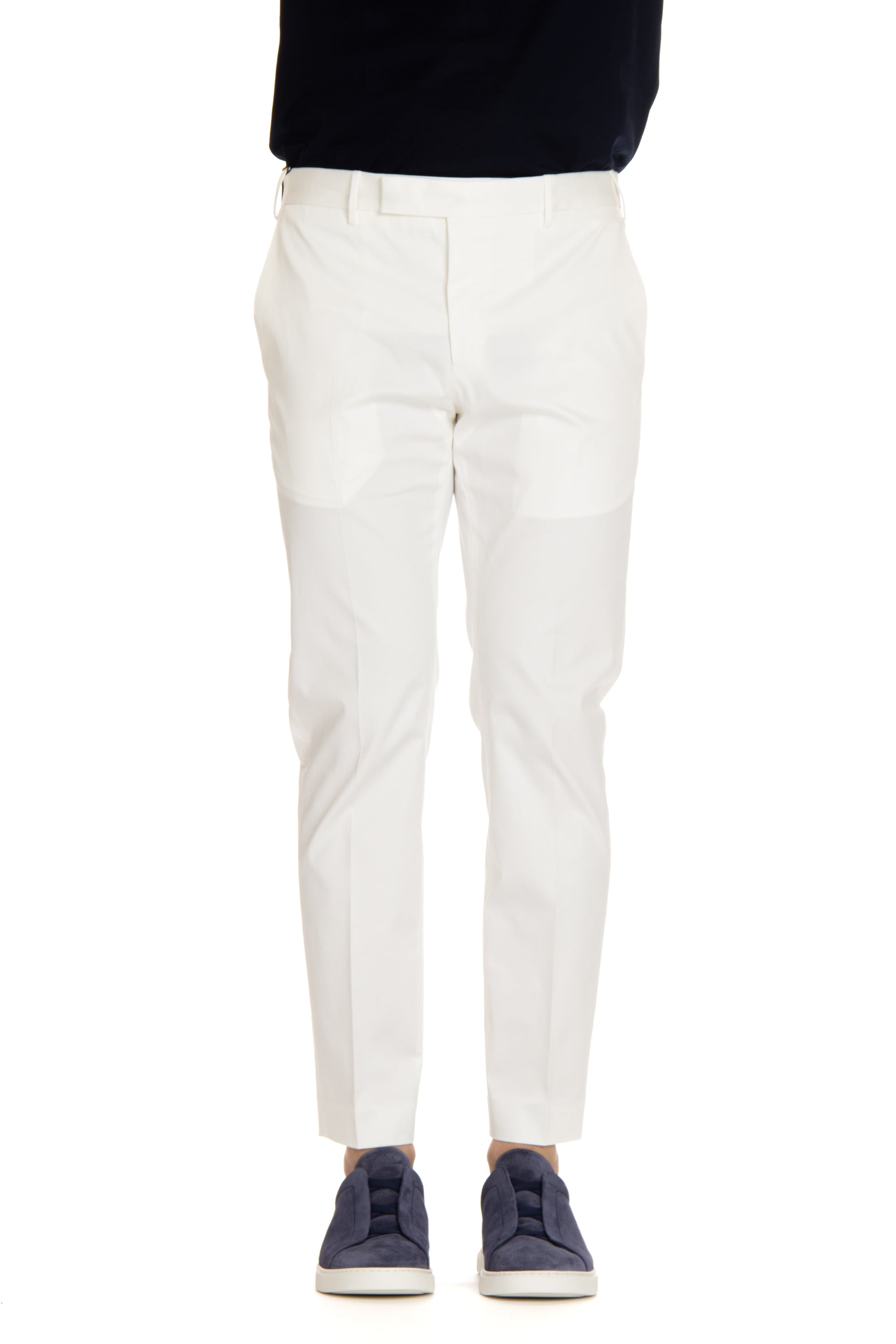 Dieci cotton twill fit trousers