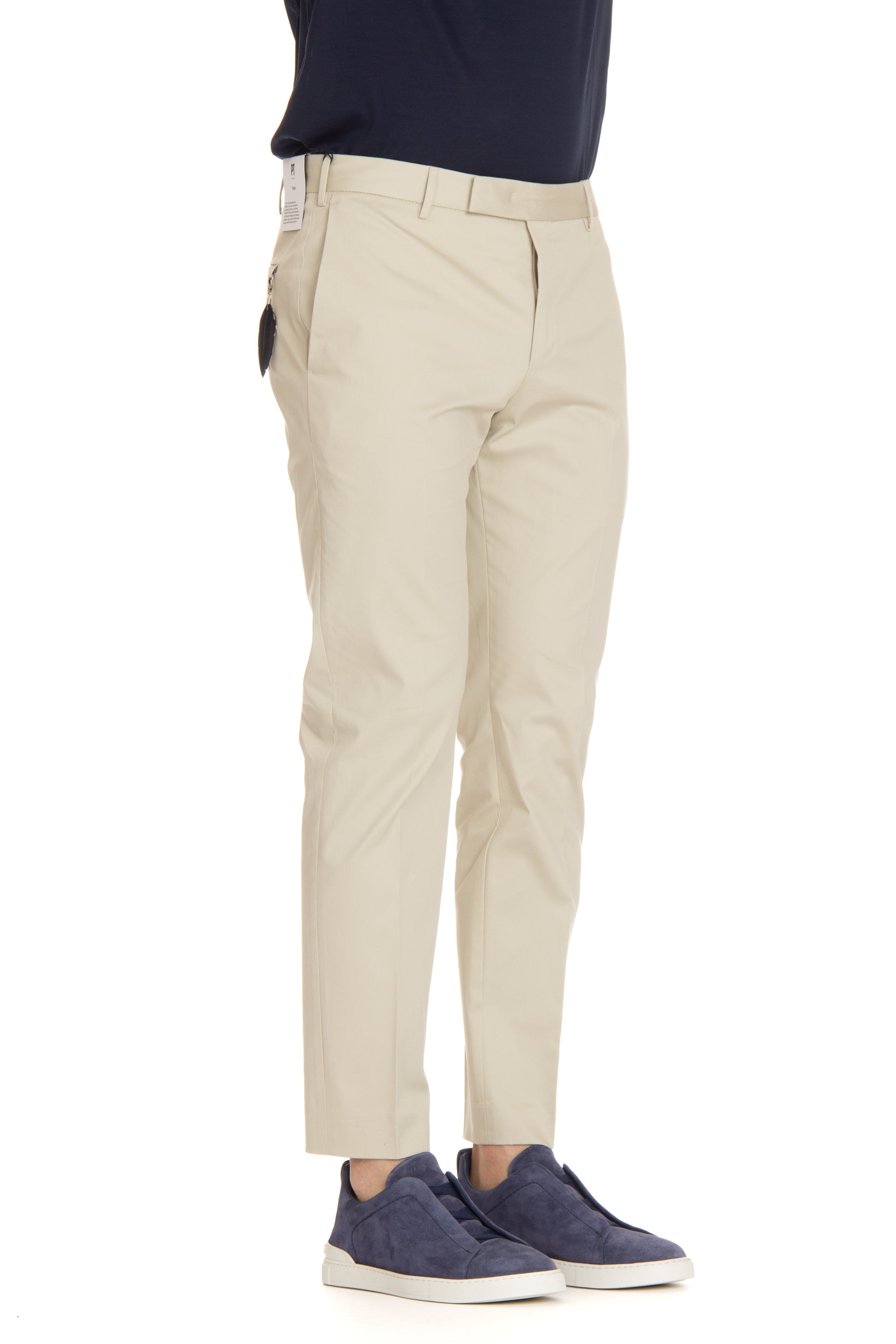 Pantalone in cotone twill fit Dieci