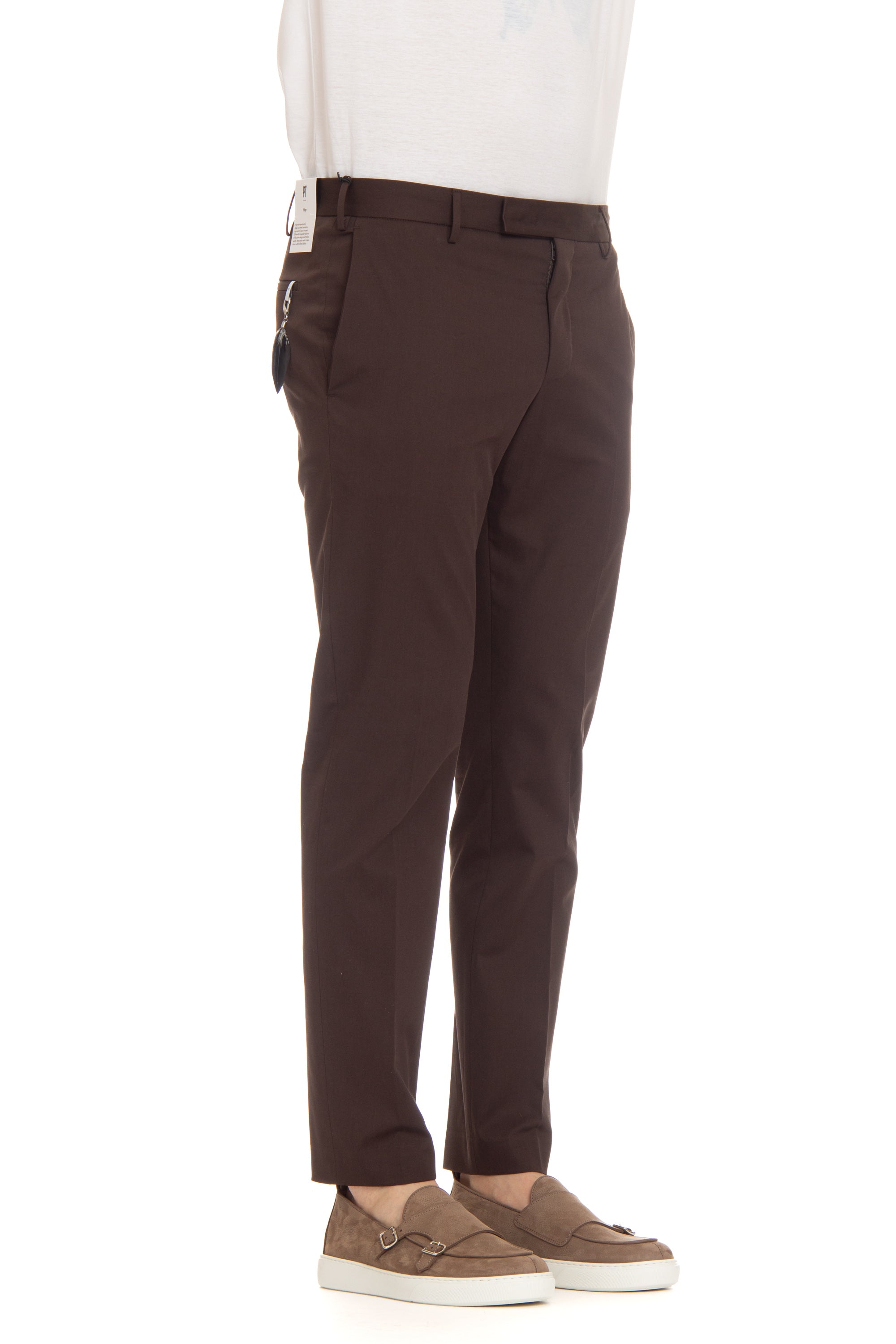 Dieci cotton twill fit trousers