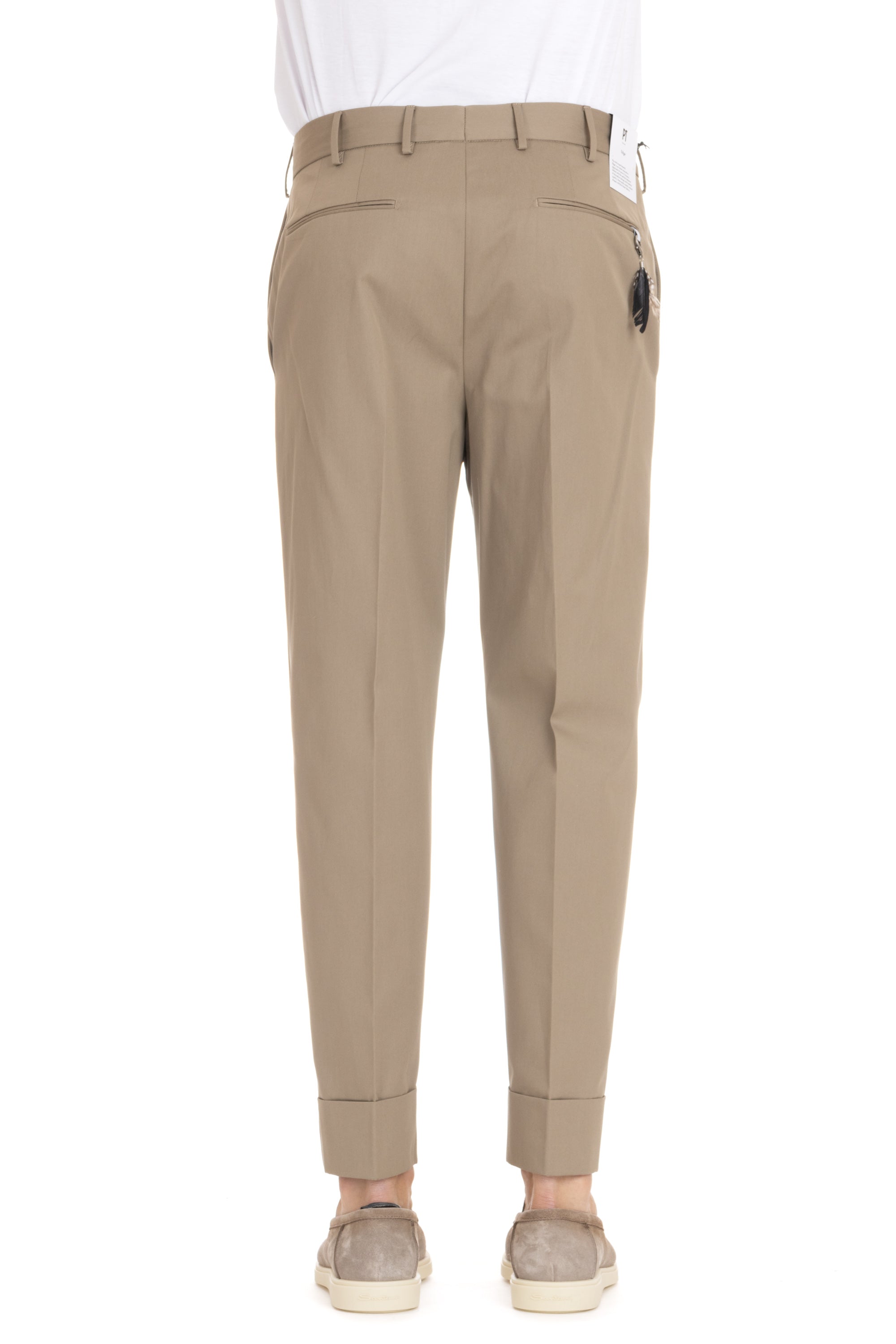 Pantalone in rasatello diamond superlight mod. Carrot fit