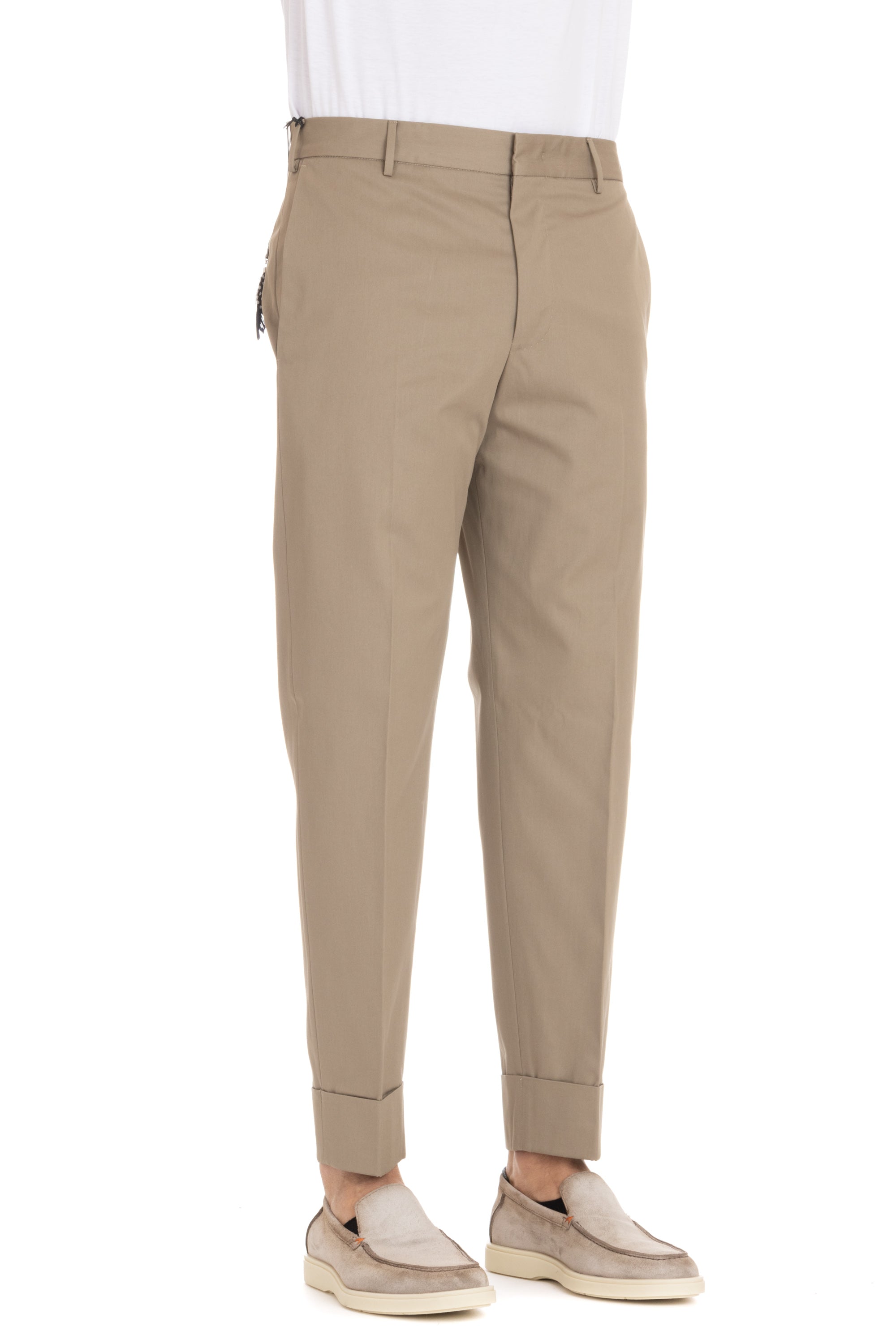 Pantalone in rasatello diamond superlight mod. Carrot fit