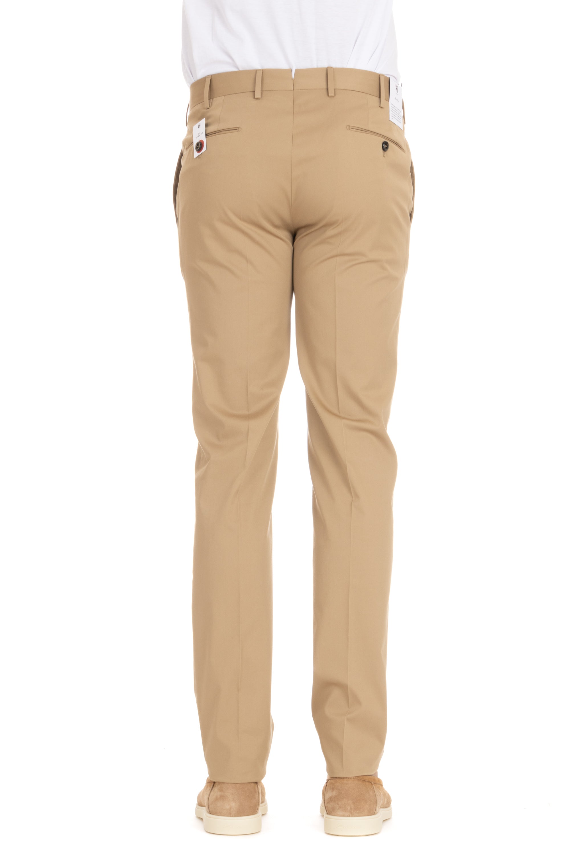 Pantalone in cotone-seta Super Slim fit