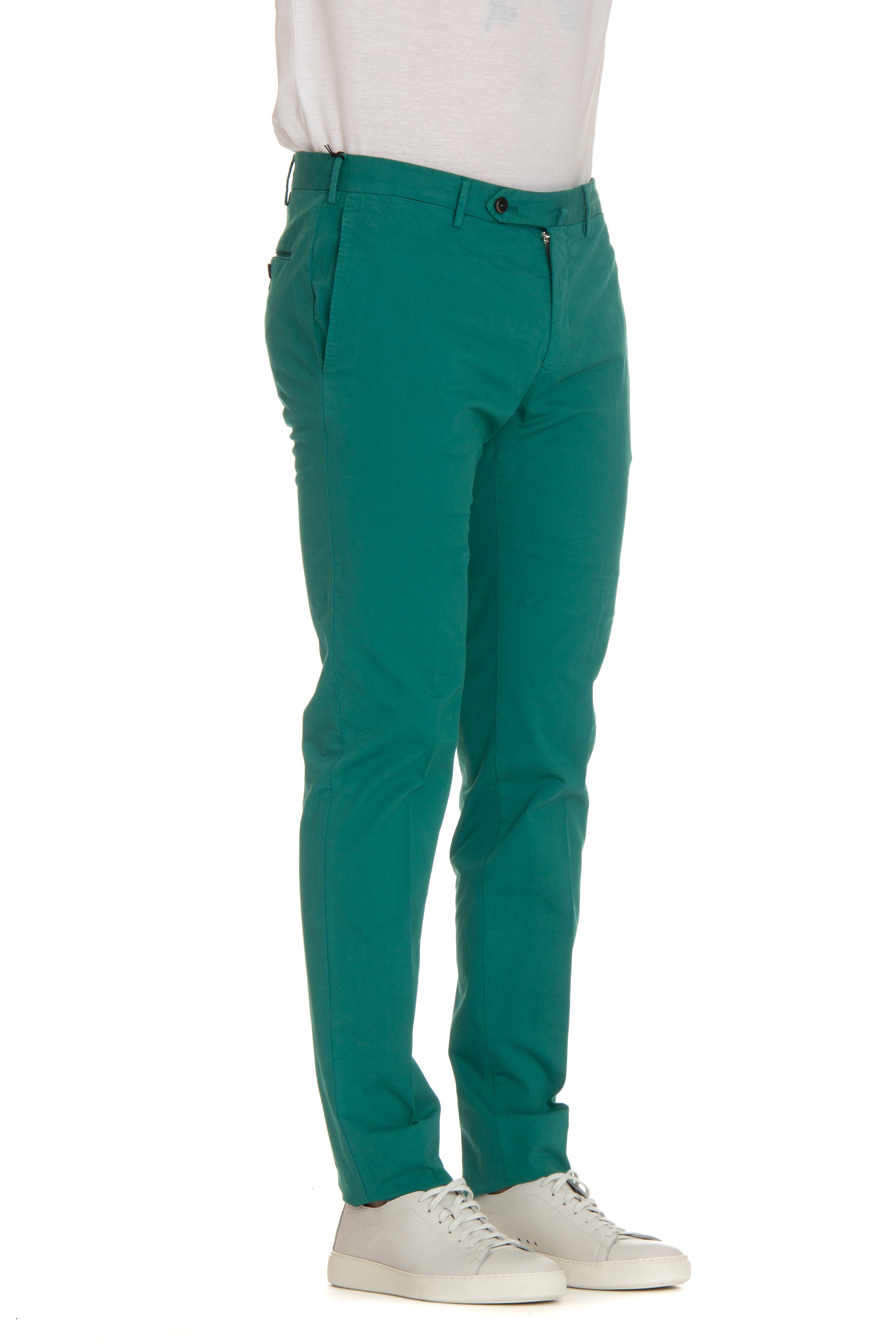 Pantalone in gabardina di cotone Super Slim fit