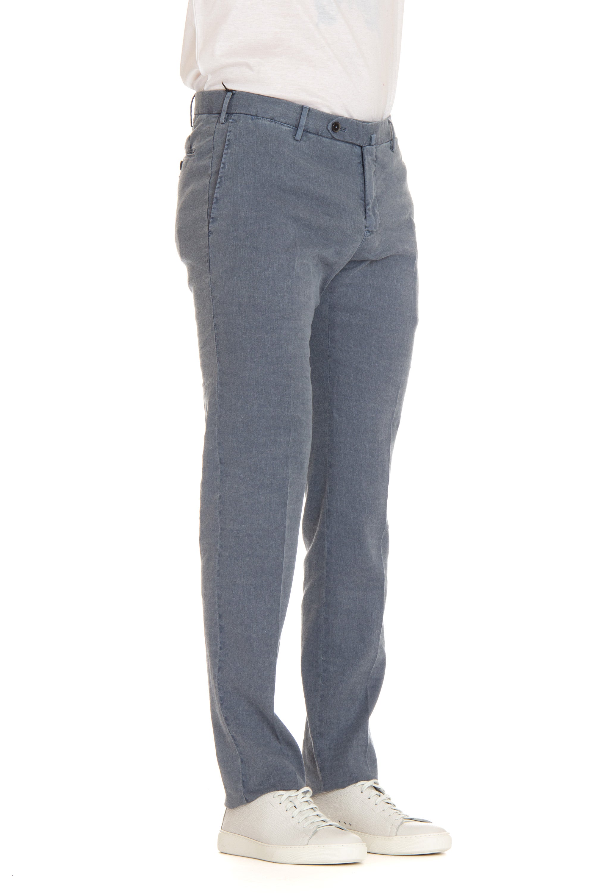 Slim-Fit-Hose aus Leinen-Baumwolle