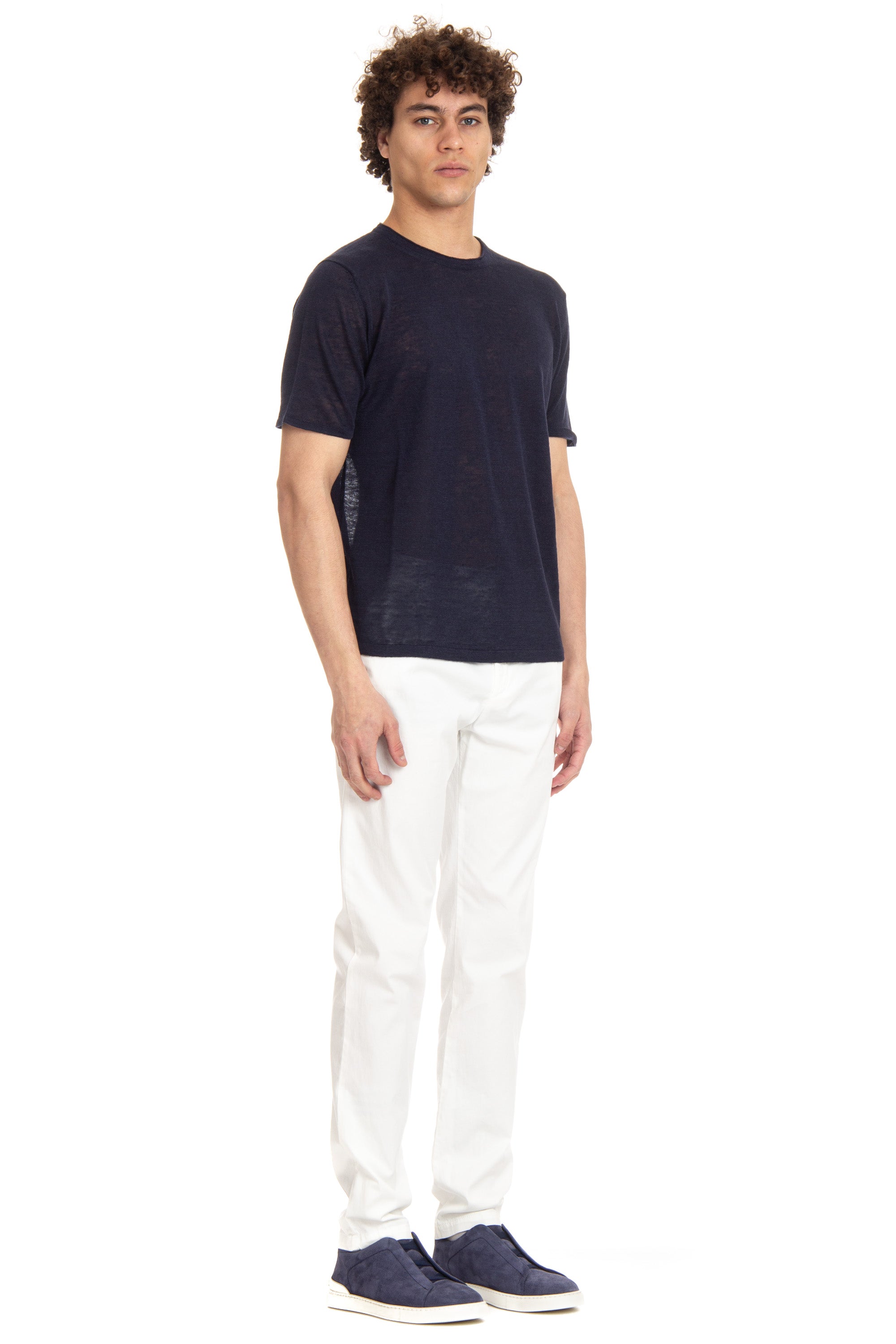 Pure linen T-shirt