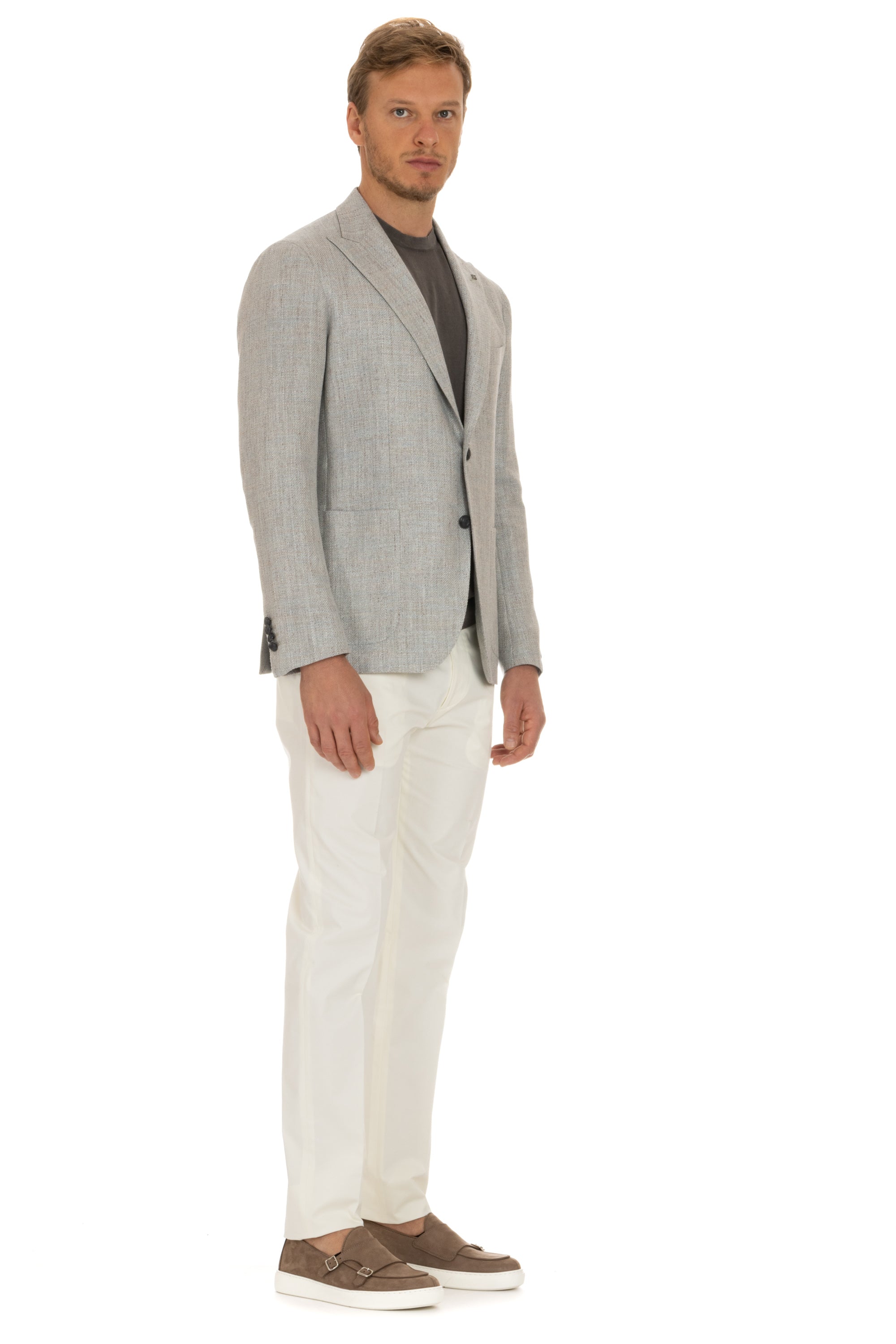 Silk-linen-cotton jacket mod. Montecarlo