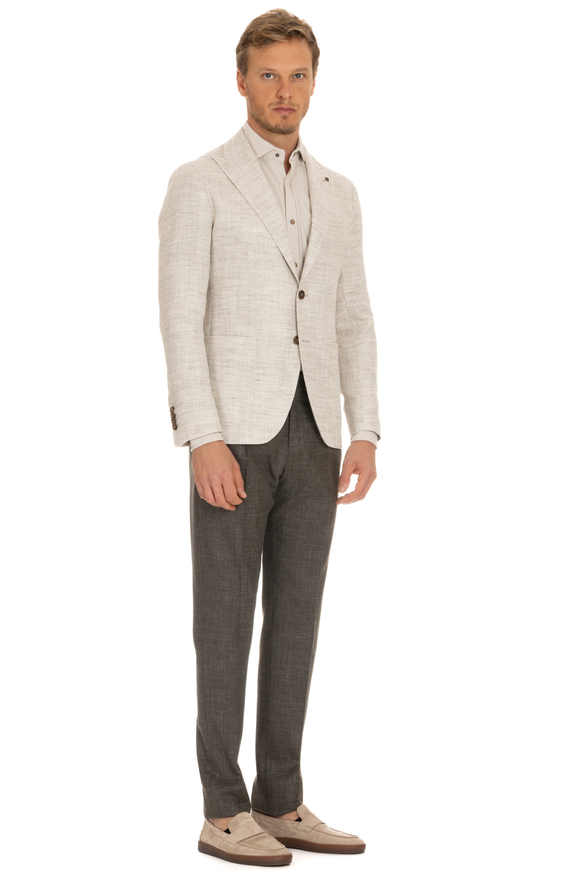Silk-linen-cotton jacket mod. Montecarlo