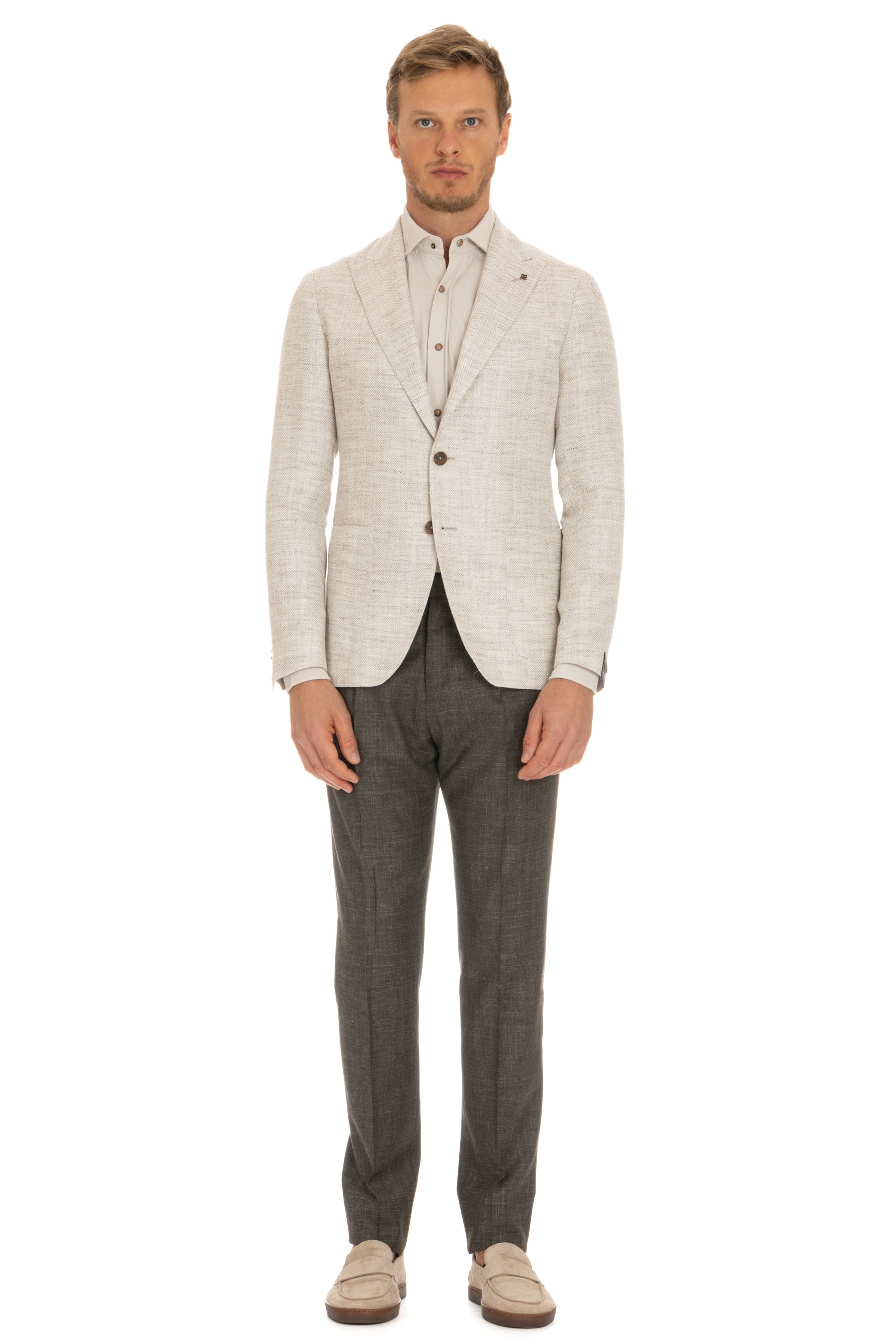 Silk-linen-cotton jacket mod. Montecarlo