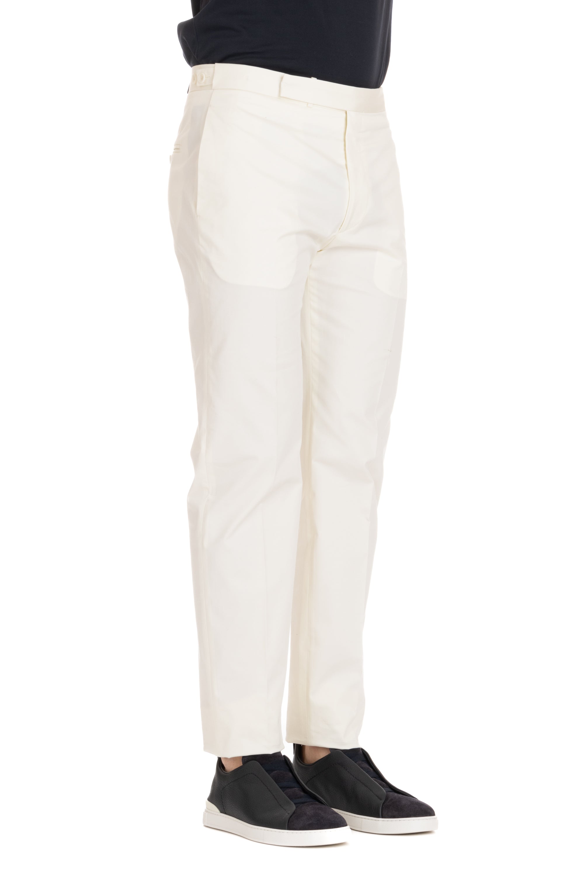 Cotton sateen trousers mod. Newbros