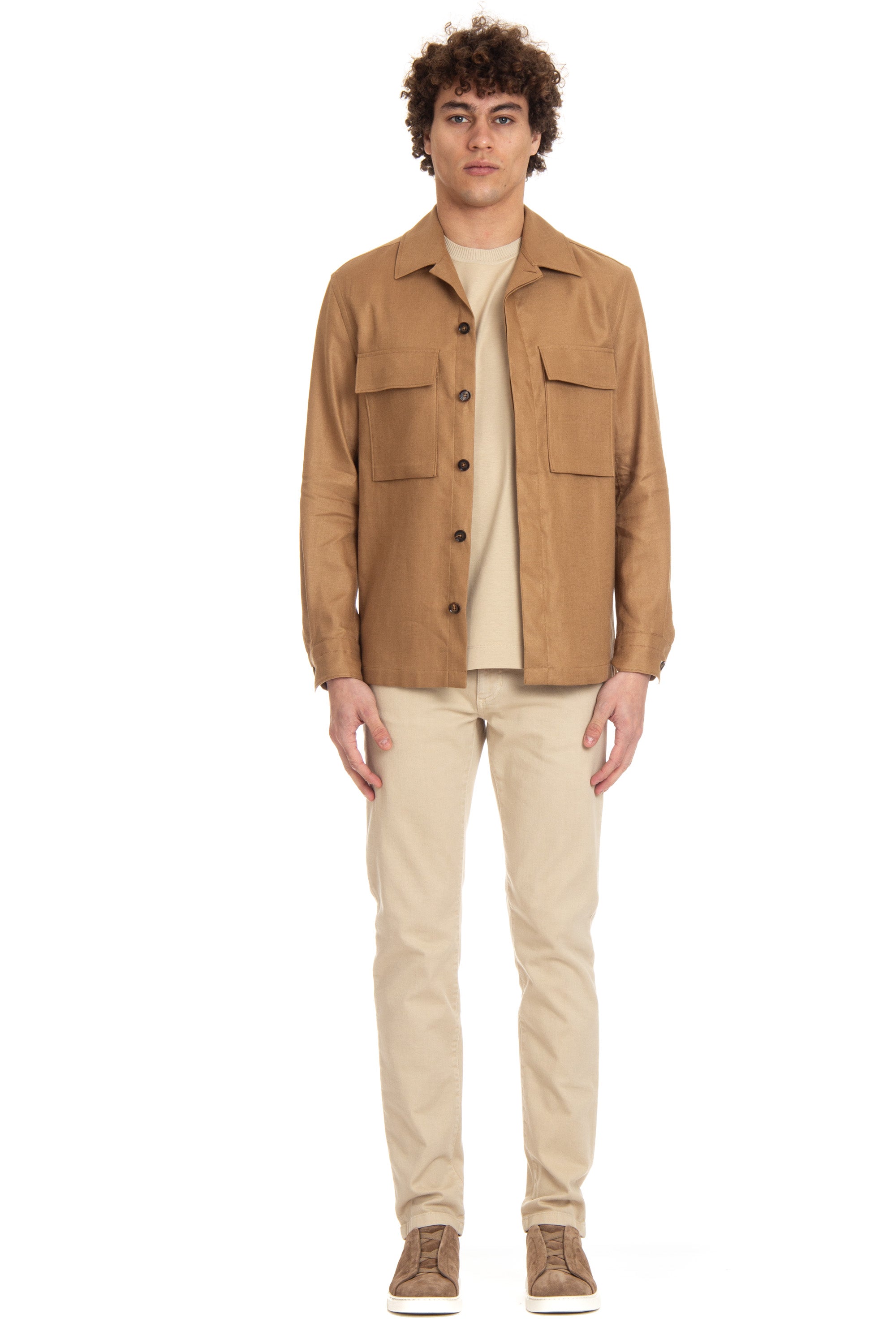 Overshirt in Oasi Lino