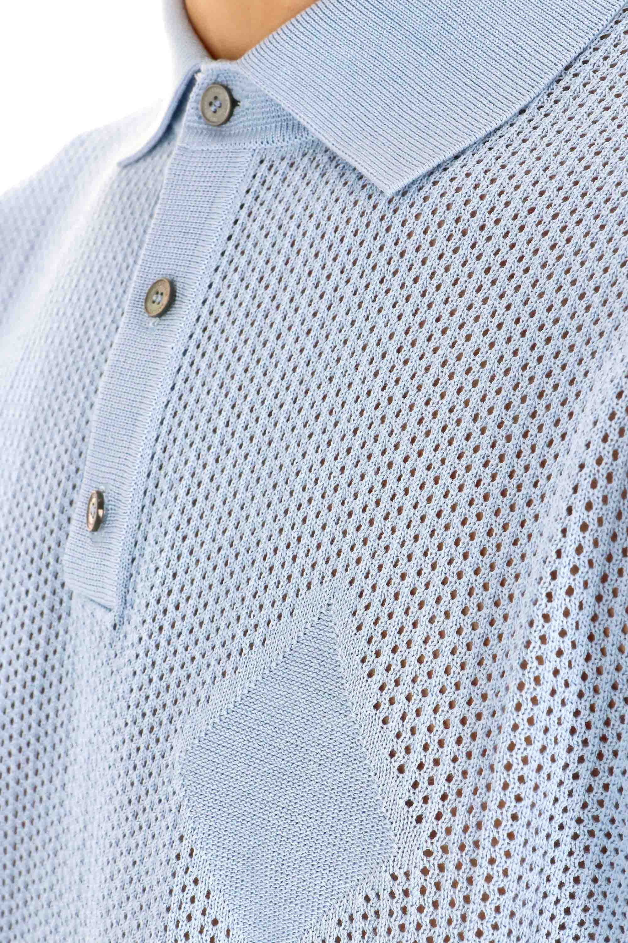 Ballantyne Polo in cotone traforato B2W176 12C91-2 13091 