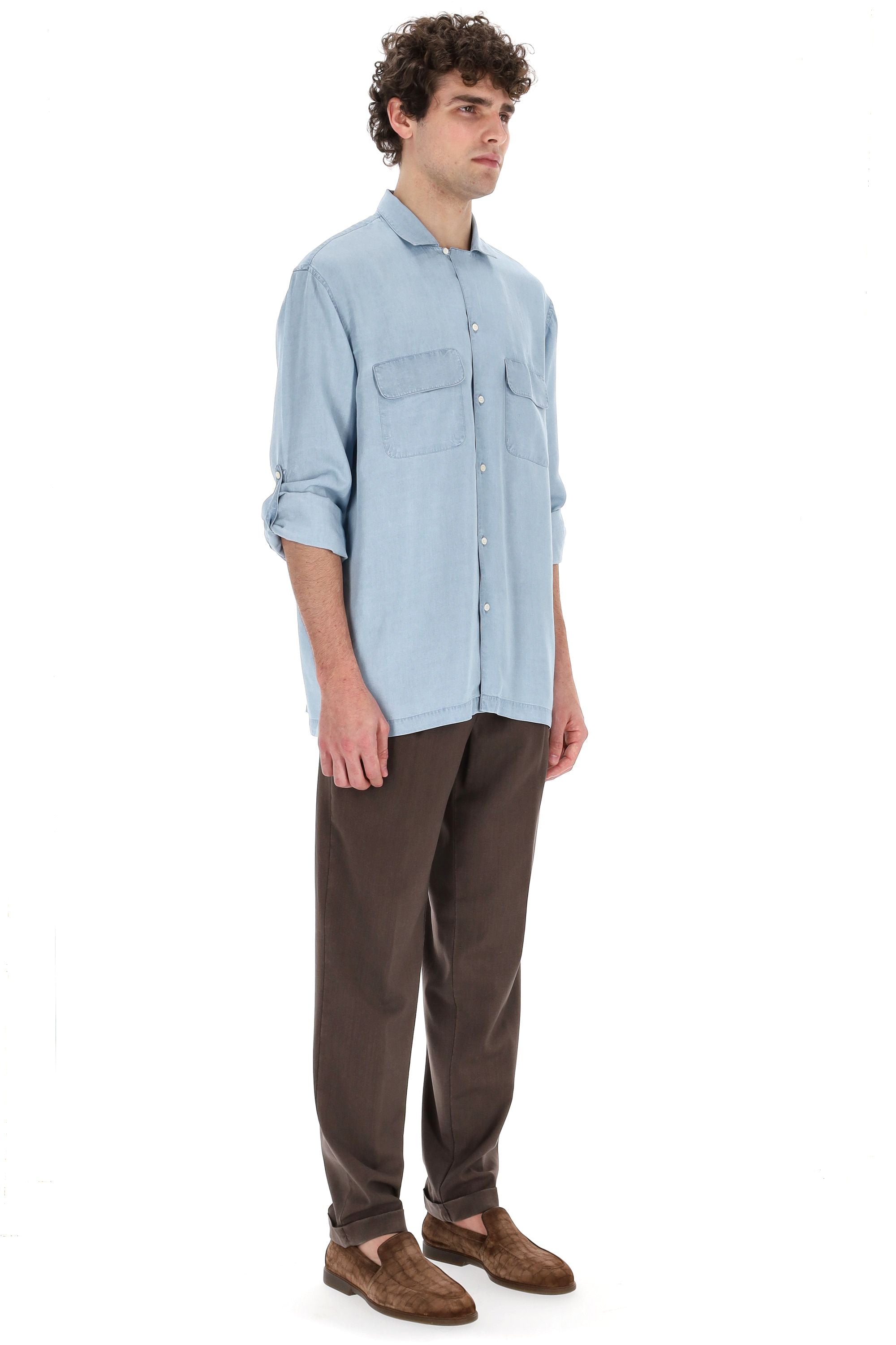 Officine Générale MSHI031LIGHT BLUE