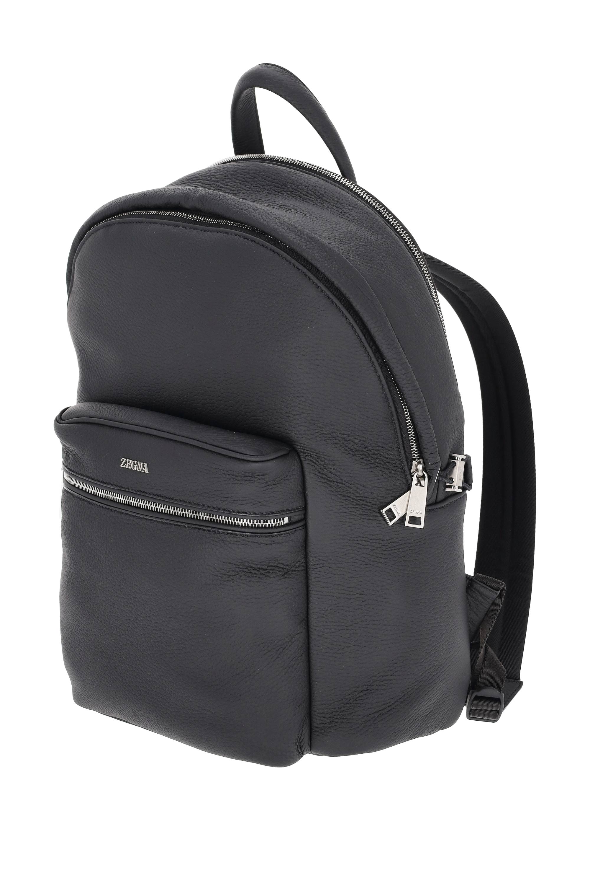 Zegna Zaino in pelle di cervo LHCVM C1895Z NER 