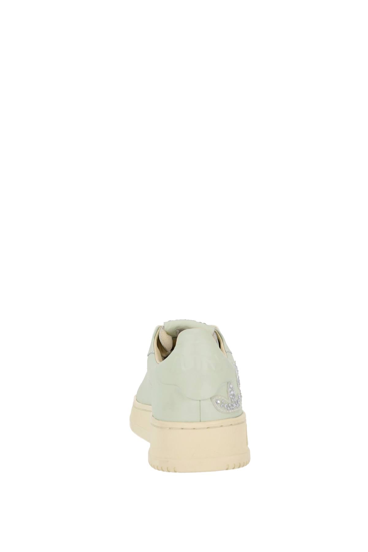 Autry Sneaker donna Dallas in pelle con ricami ADLW PT01 BONEWHT 