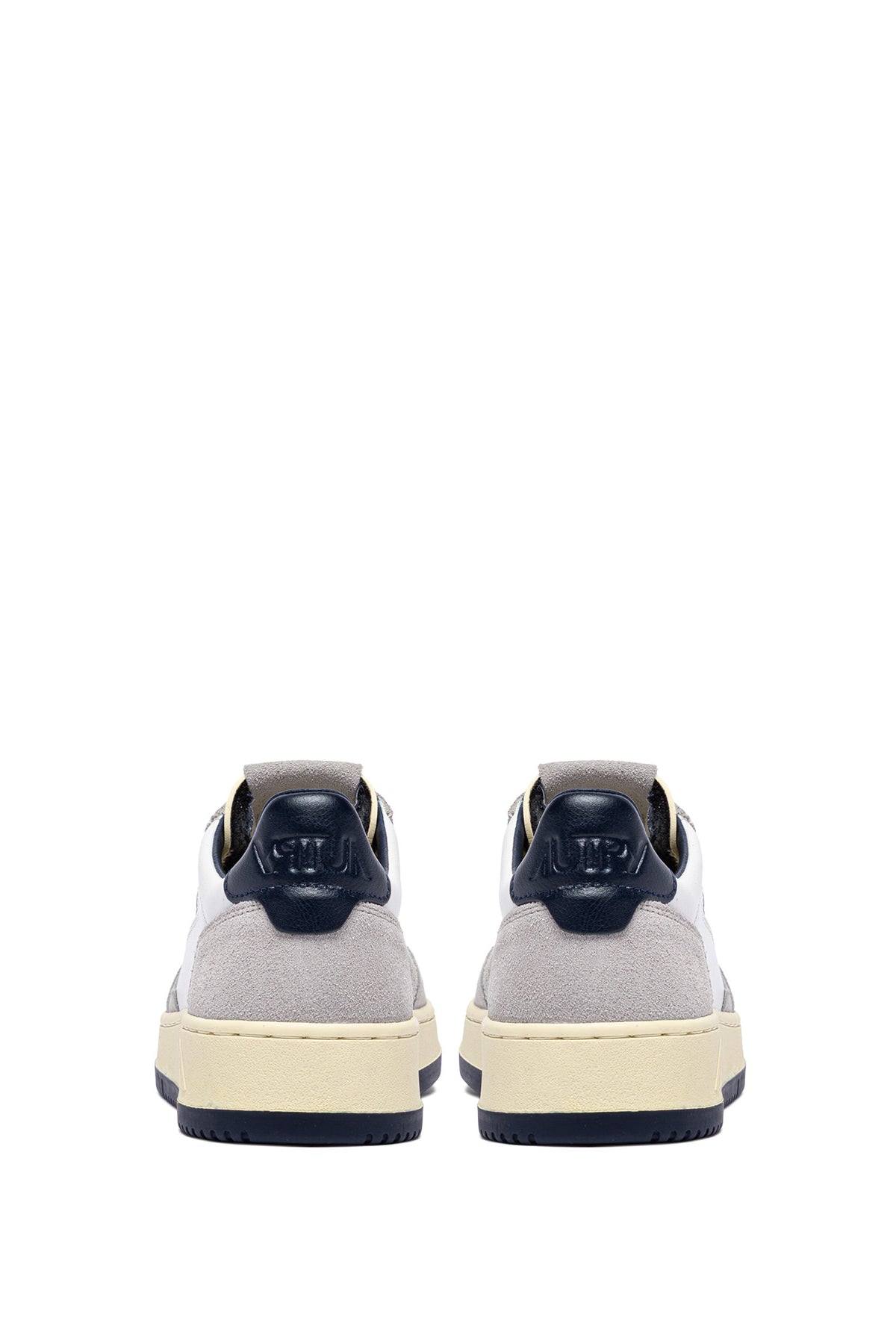 Autry Sneaker Medalist in pelle e camoscio lacci bicolor AULM BW04 WHT/VAPOR 