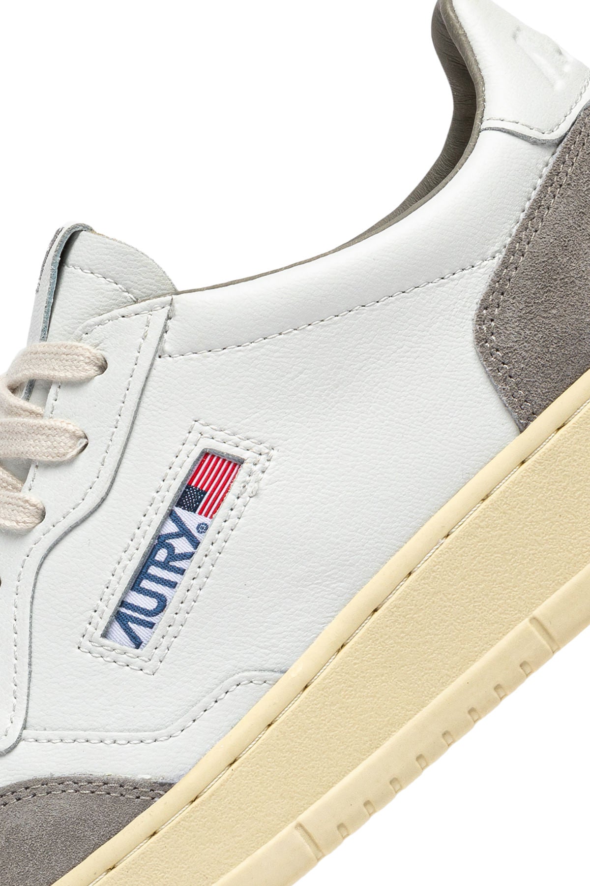 Autry Sneaker Medalist in pelle supersoft e camoscio AULM FT01 WHT/VAP 