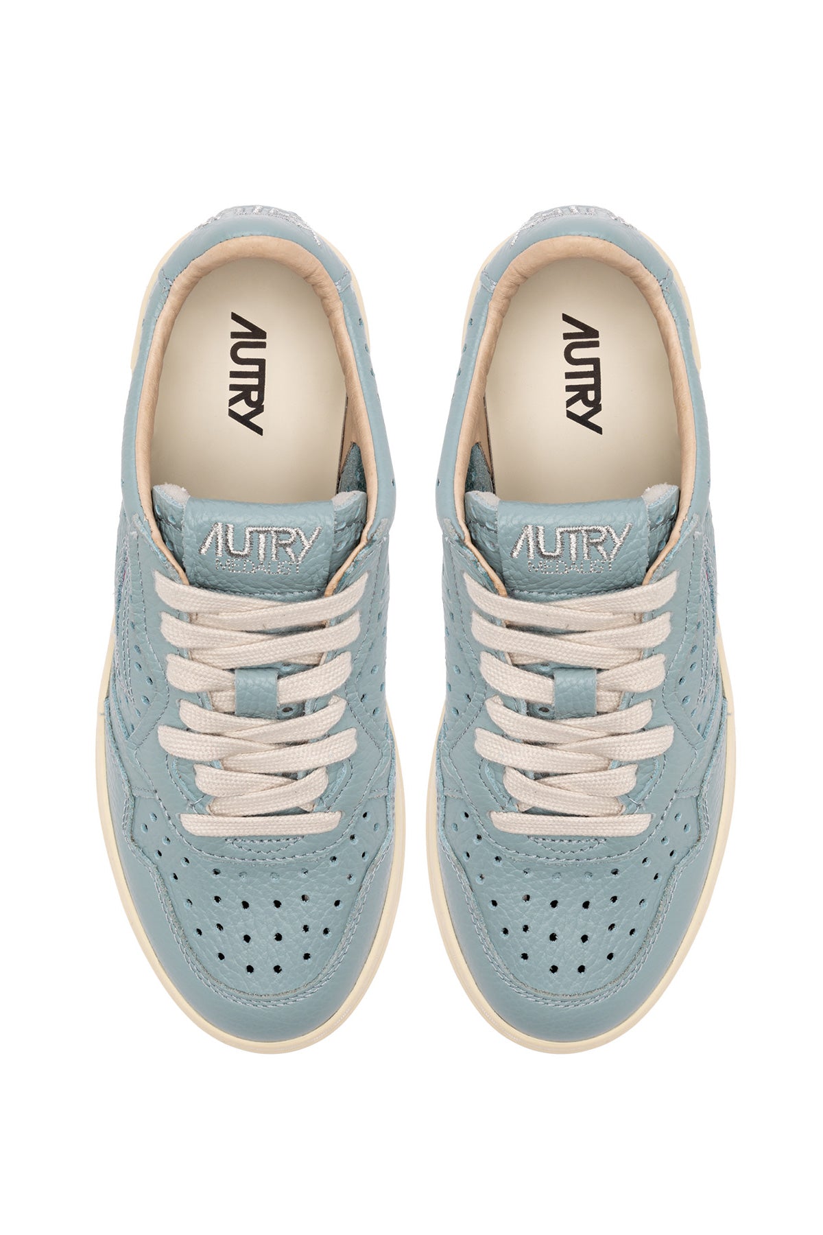 Autry Sneaker donna Medalist in pelle traforata AULW FA02 AZURE 