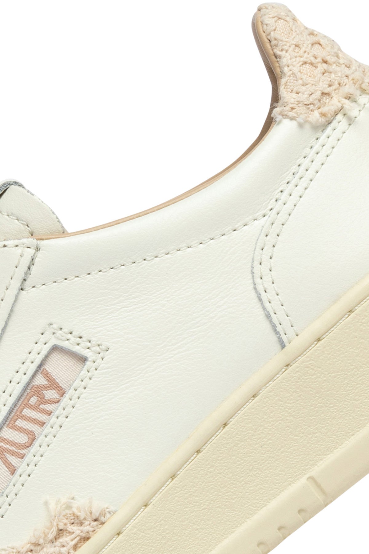 Autry Sneaker donna Medalist in pelle con dettagli macrame AULW MJ01 MRSH/ECRU 