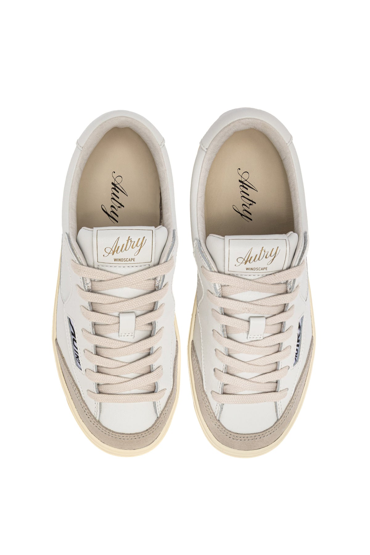 Autry Sneaker donna Windscape in pelle con talloncino bianco SCLW UK01 WHT/WHT 