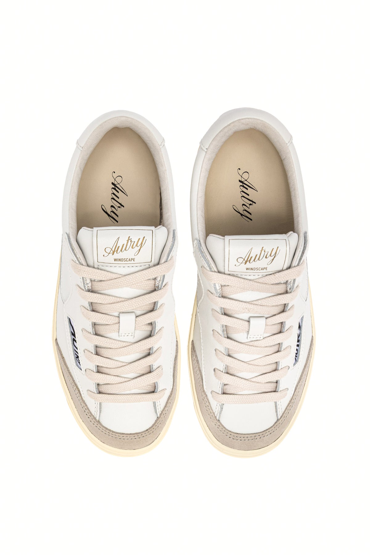 Autry Sneaker donna Windscape in pelle con talloncino bianco SCLW UK01 WHT/WHT 