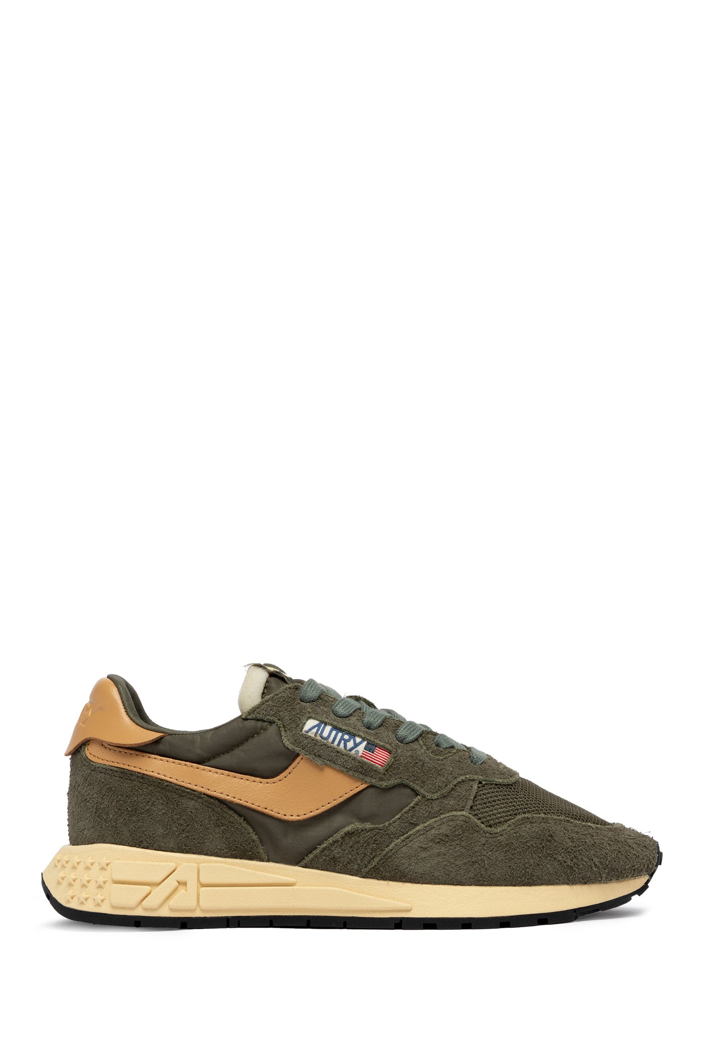 Autry Running donna Reelwind in camoscio e mesh WWLW UT44 KHA/TAFFY 