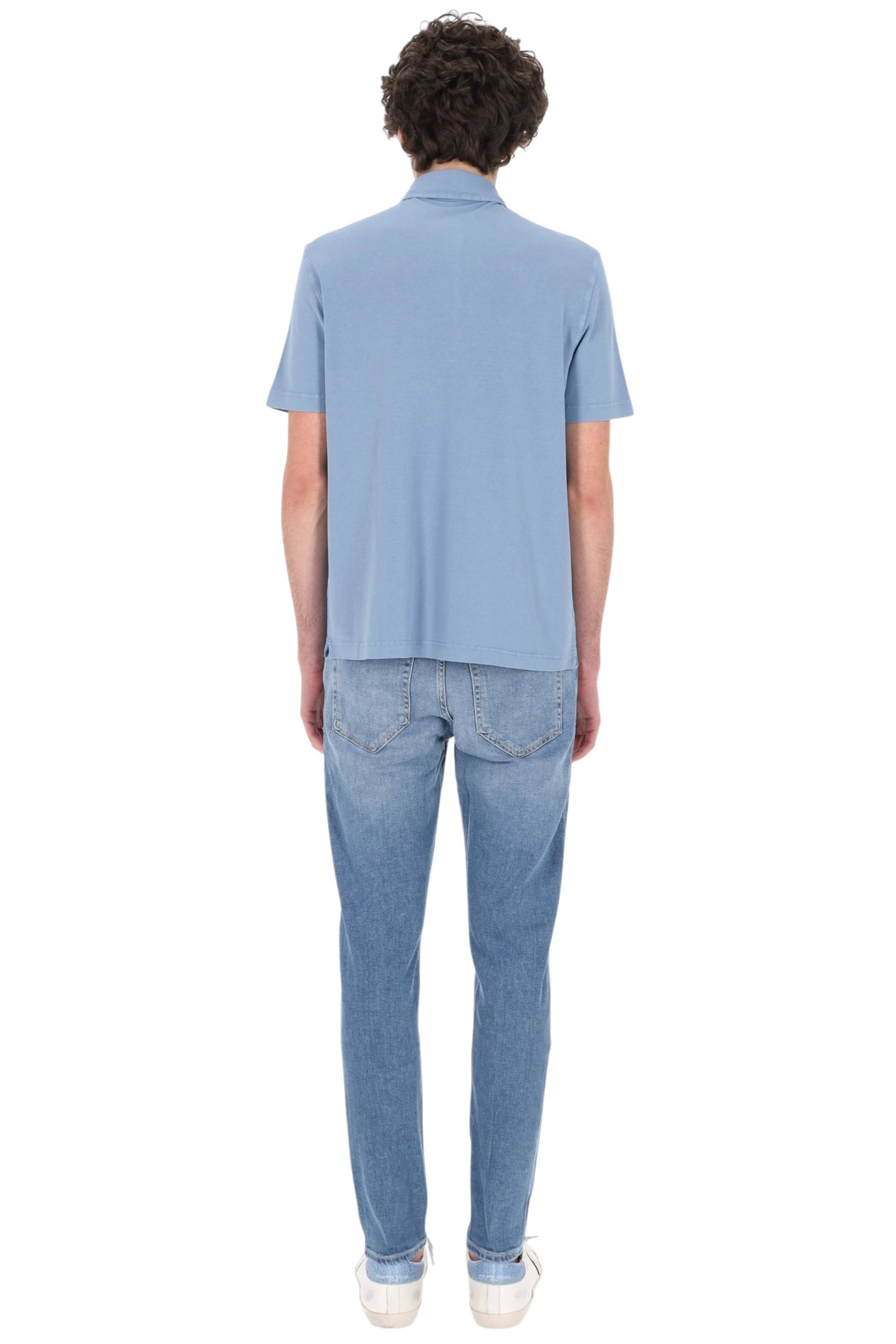 Drumohr Polo in cotone ice cotton DTJ202B-3 735 