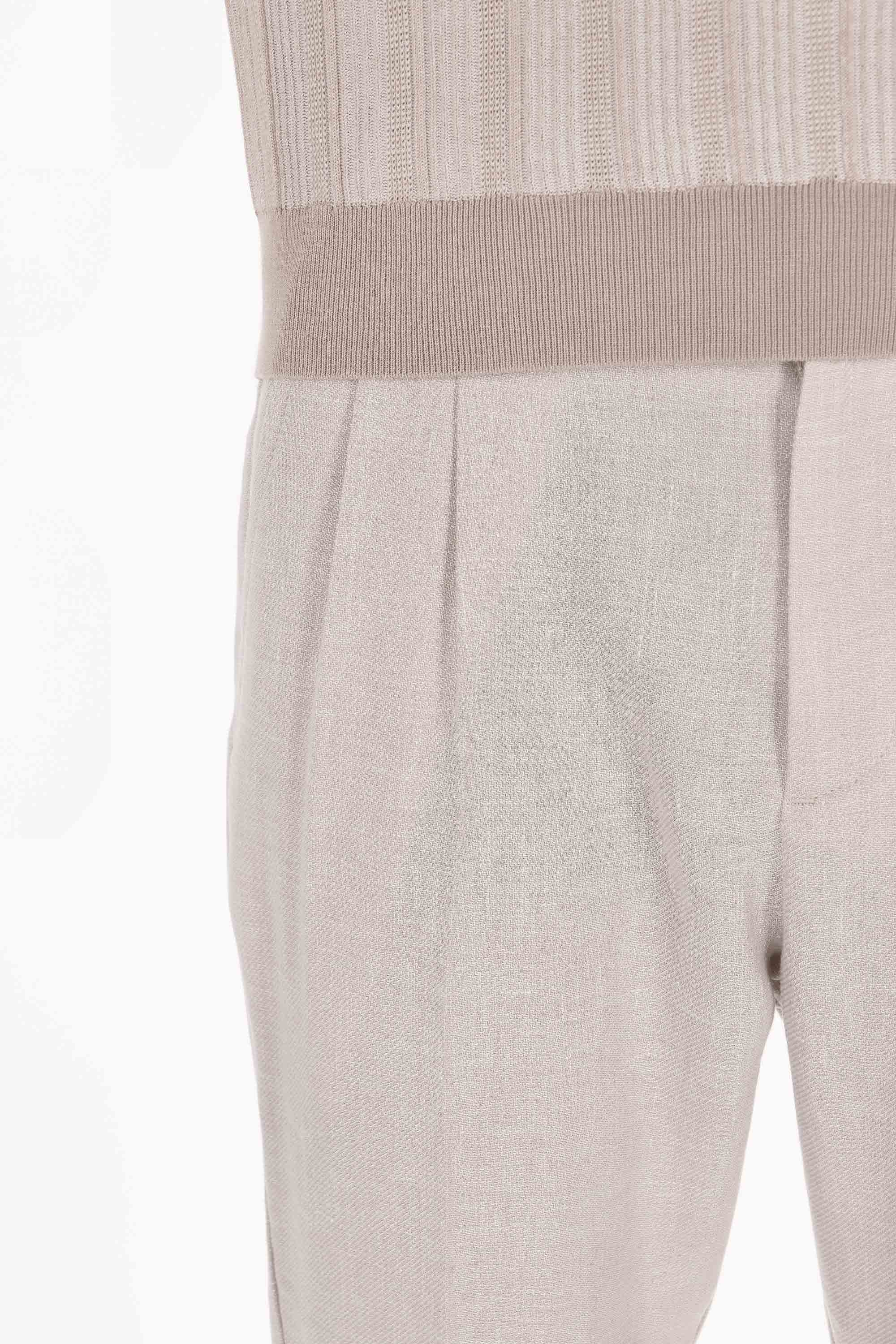 Eleventy Abito in lino-lana-seta tessuto Zegna Cross-ply M75ABUC10 TES0K024 02N 