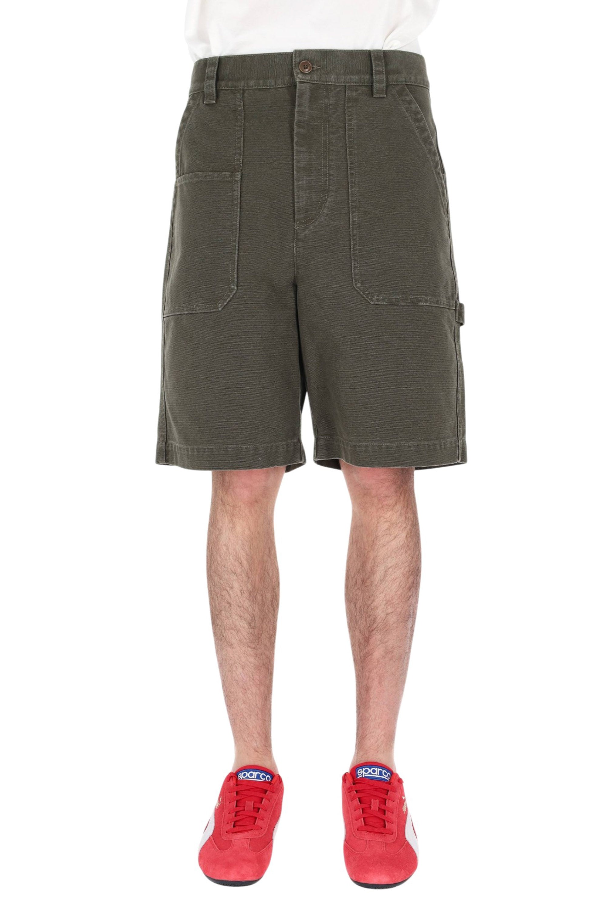 Isabel Marant Bermuda Akyle in canvas di cotone workwear SH0277HA-D1E01H 67KI 