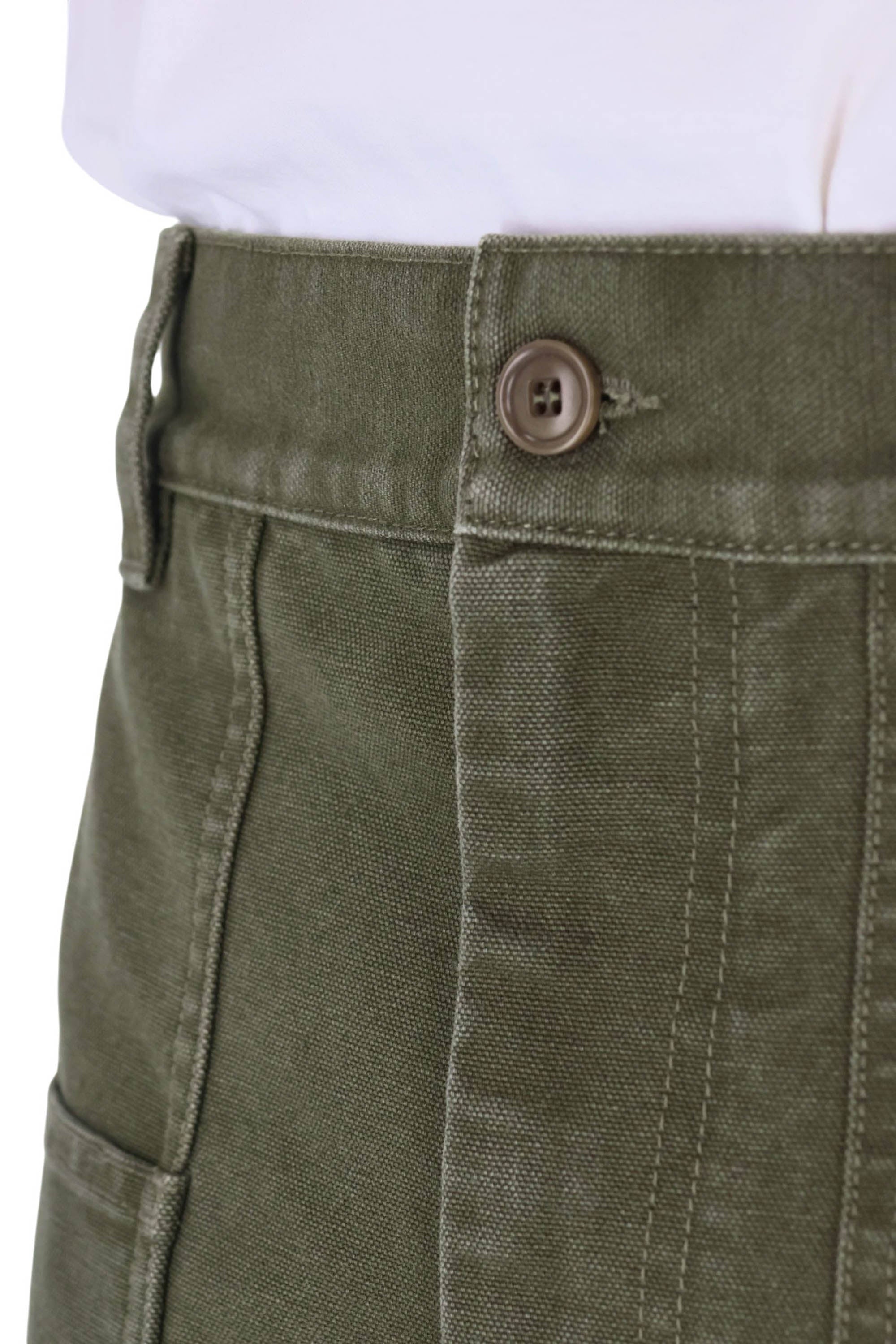 Isabel Marant Bermuda Akyle in canvas di cotone workwear SH0277HA-D1E01H 67KI 