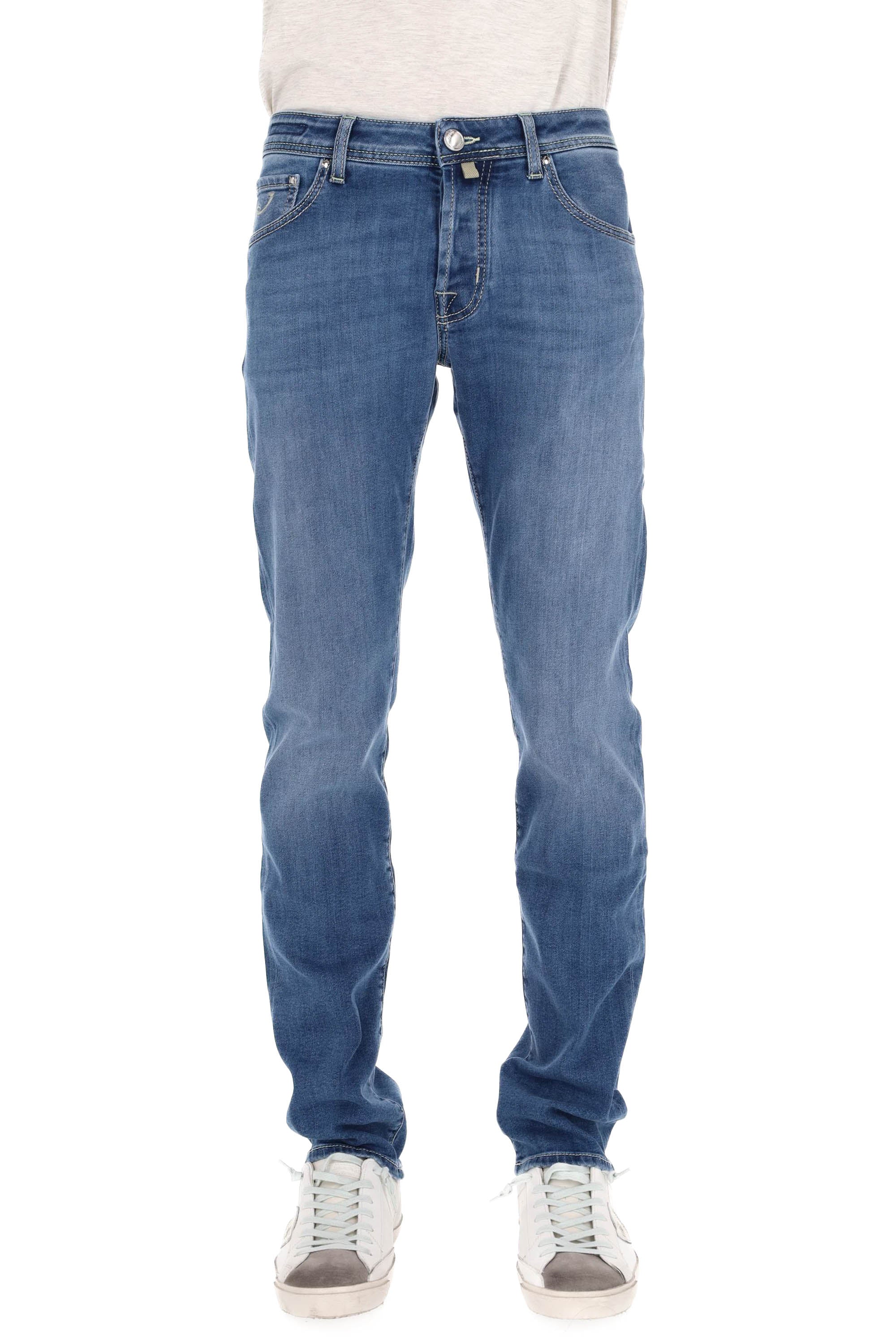 Jacob Cohen Jeans comfort etichetta verde cavallino intarsiato Nick fit QE006-040-P3621 200D 