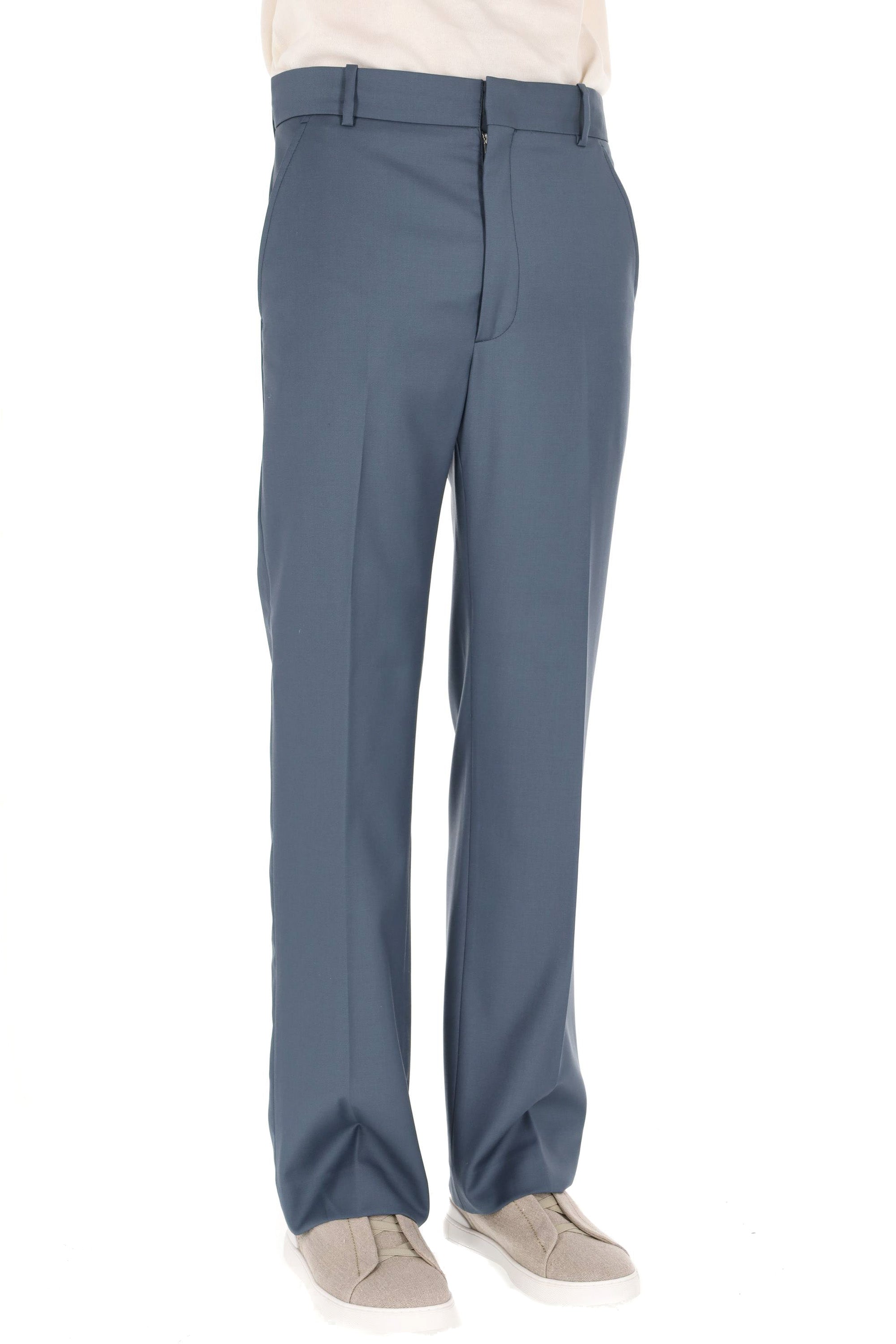 Kenzo Pantalone tailored in lana straight FG55PA2199TV 98 