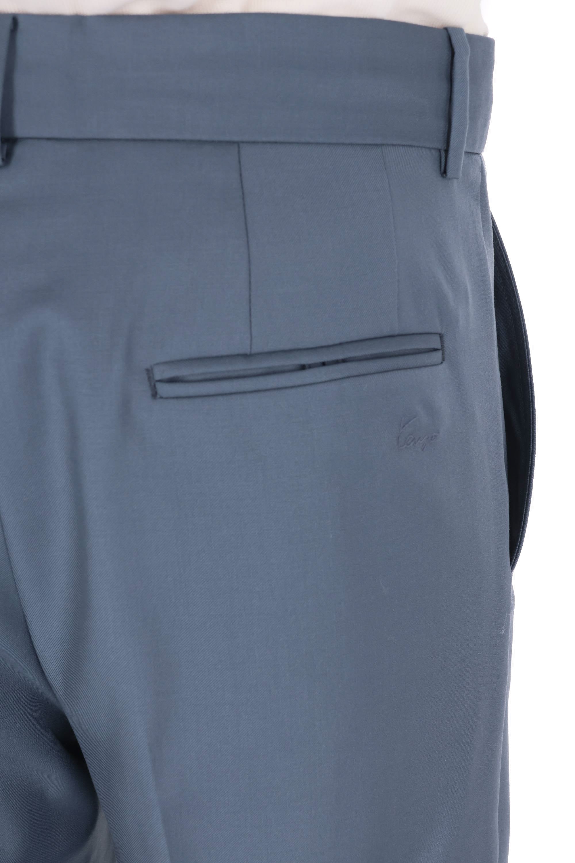 Kenzo Pantalone tailored in lana straight FG55PA2199TV 98 