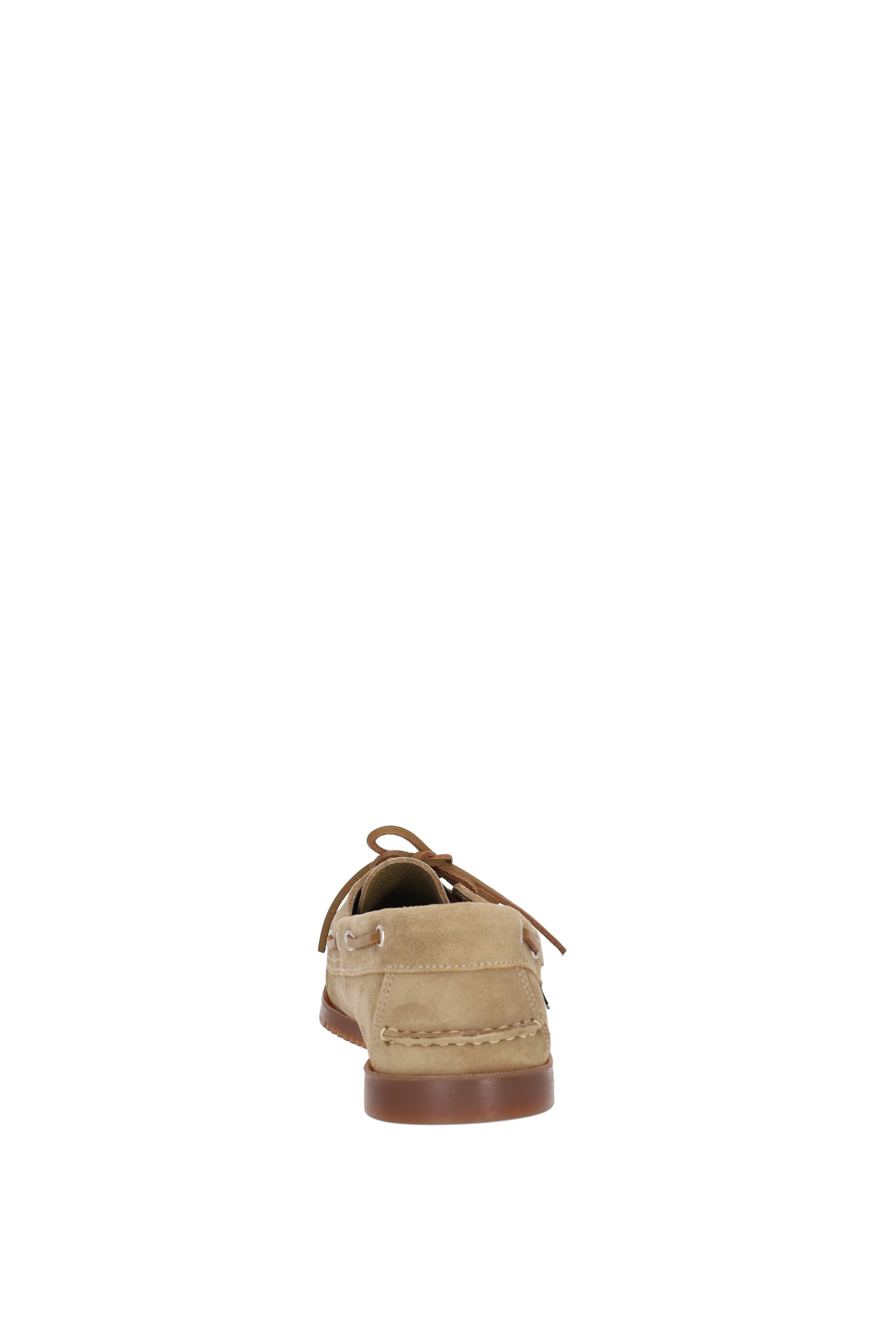 Paraboot Mocassino da barca in camoscio modello Barth 780547 MIEL-VEL SAND 