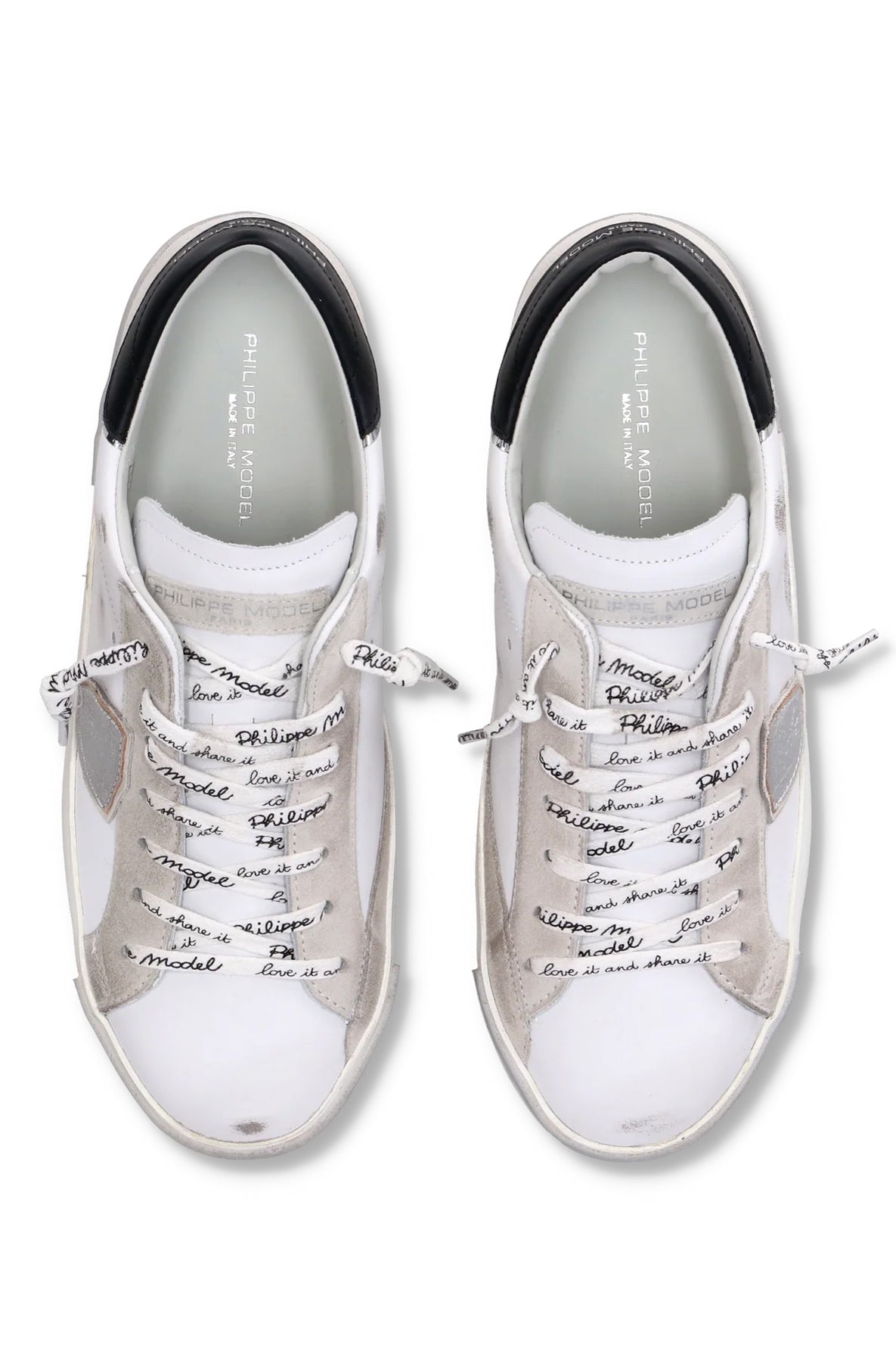 Philippe Model Sneaker Paris in pelle talloncino nero PRLU.PRSX/2 MA02 