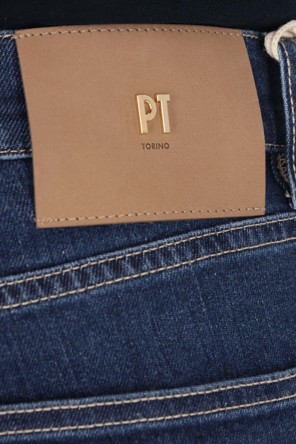 PT Denim Jeans in cotone-modal-seta mod. Breakbeat lavaggio scuro C5-QP05Z0 CP6120 MM00 