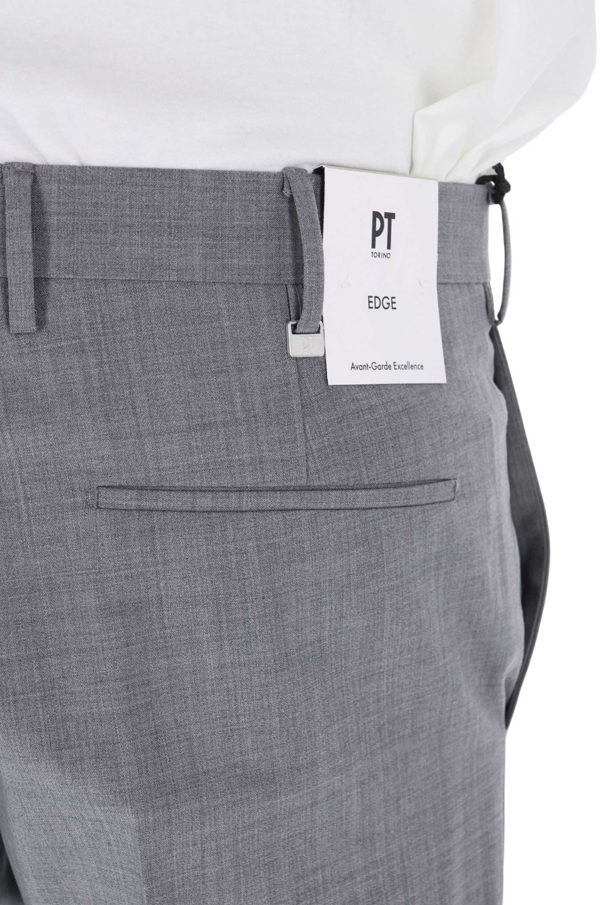 PT Torino Pantalone in lana Tropical bi-stretch Dieci fit COAFX0Z00FWD MA27-2 0240 