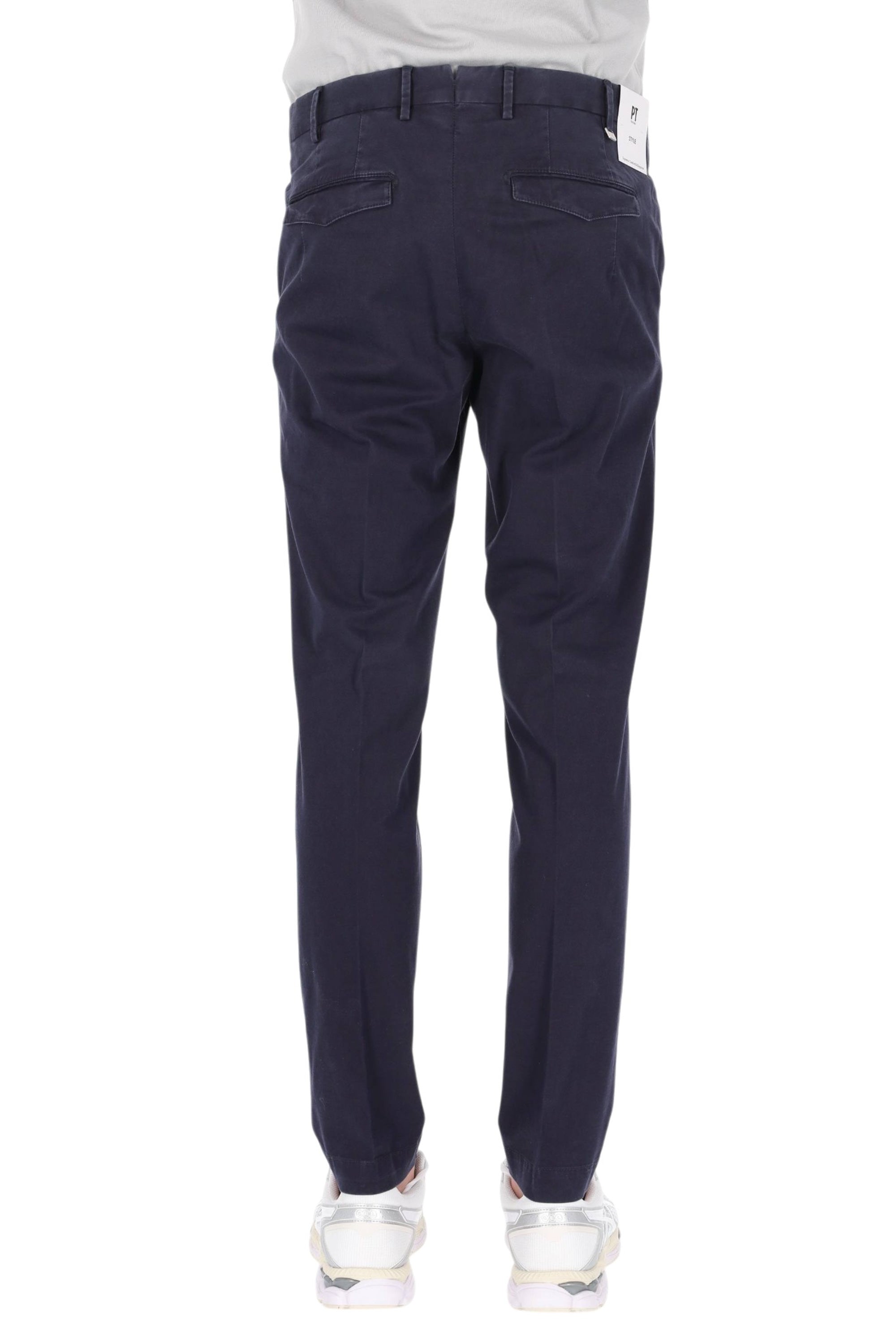 PT Torino Pantalone in tricotina di cotone Master fit COALMAZ00CL1 TU18-3 0360 