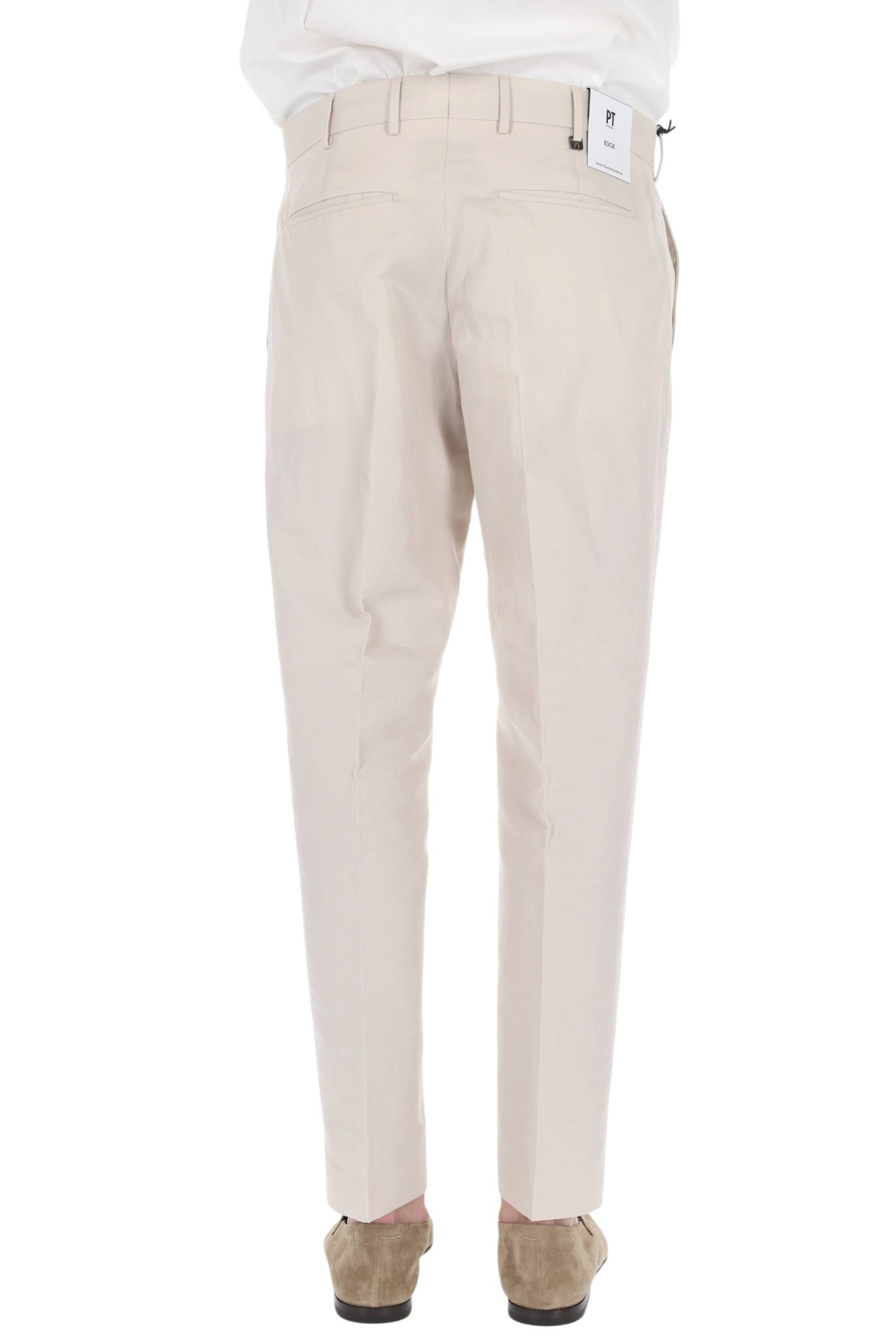 PT Torino Pantalone in lino-cotone Rebel fit CORSZ 1Z00FWD PU38 0015 