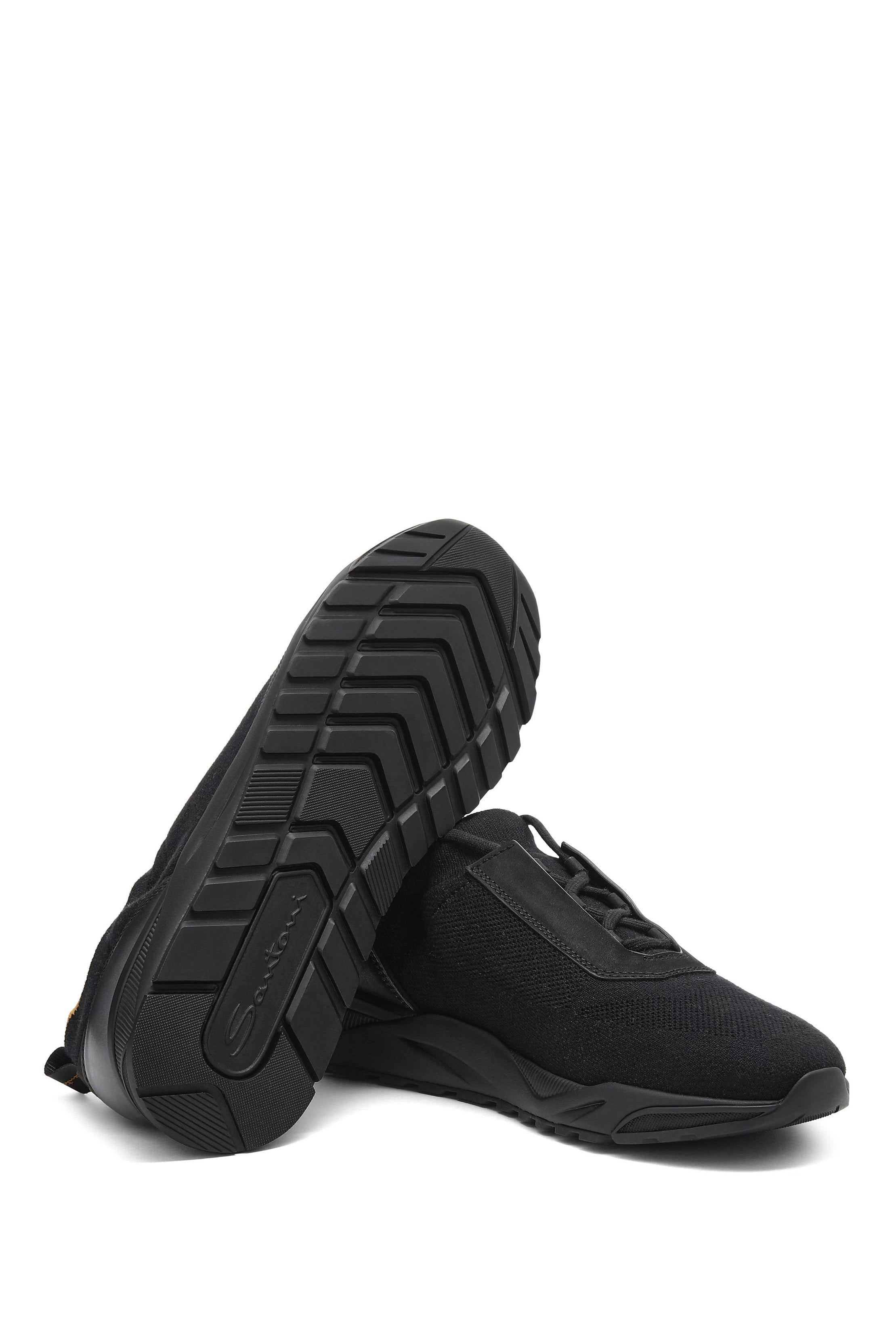 Santoni Sneaker in tessuto stretch MBIO21601NERNHOD N01 