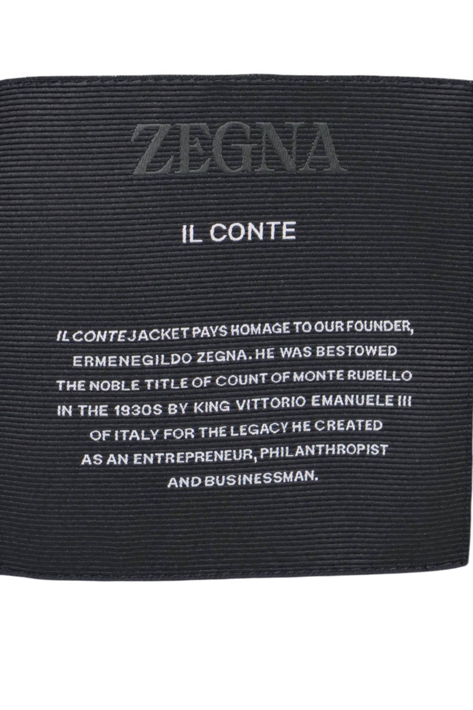 Zegna Chore jacket in lino modello Il Conte 373C74A3-1VHKQ0 7R 