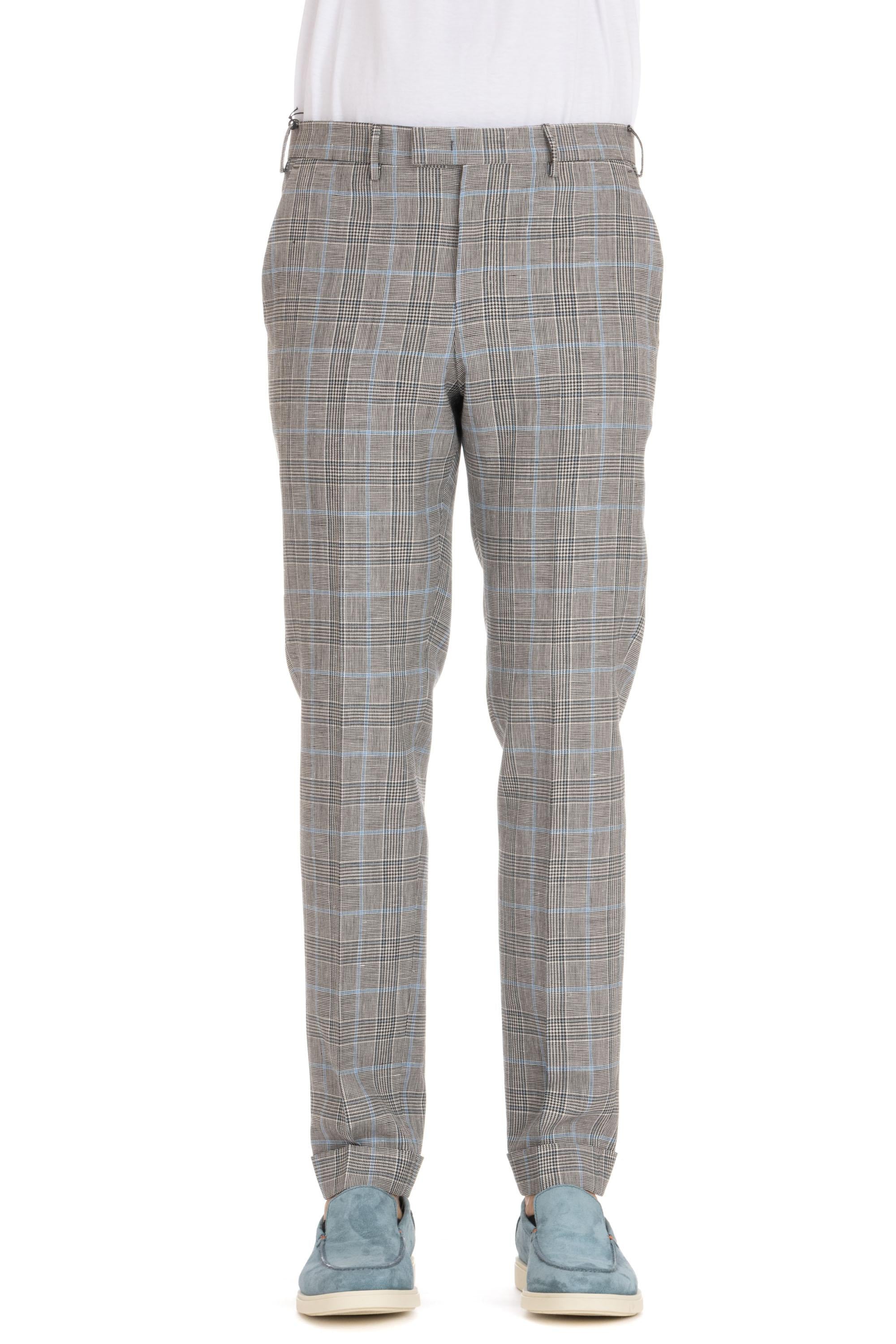 Pantalone in lana vergine-lino Master fit AFMAZ00CL1 TG69 0350 PT Torino 