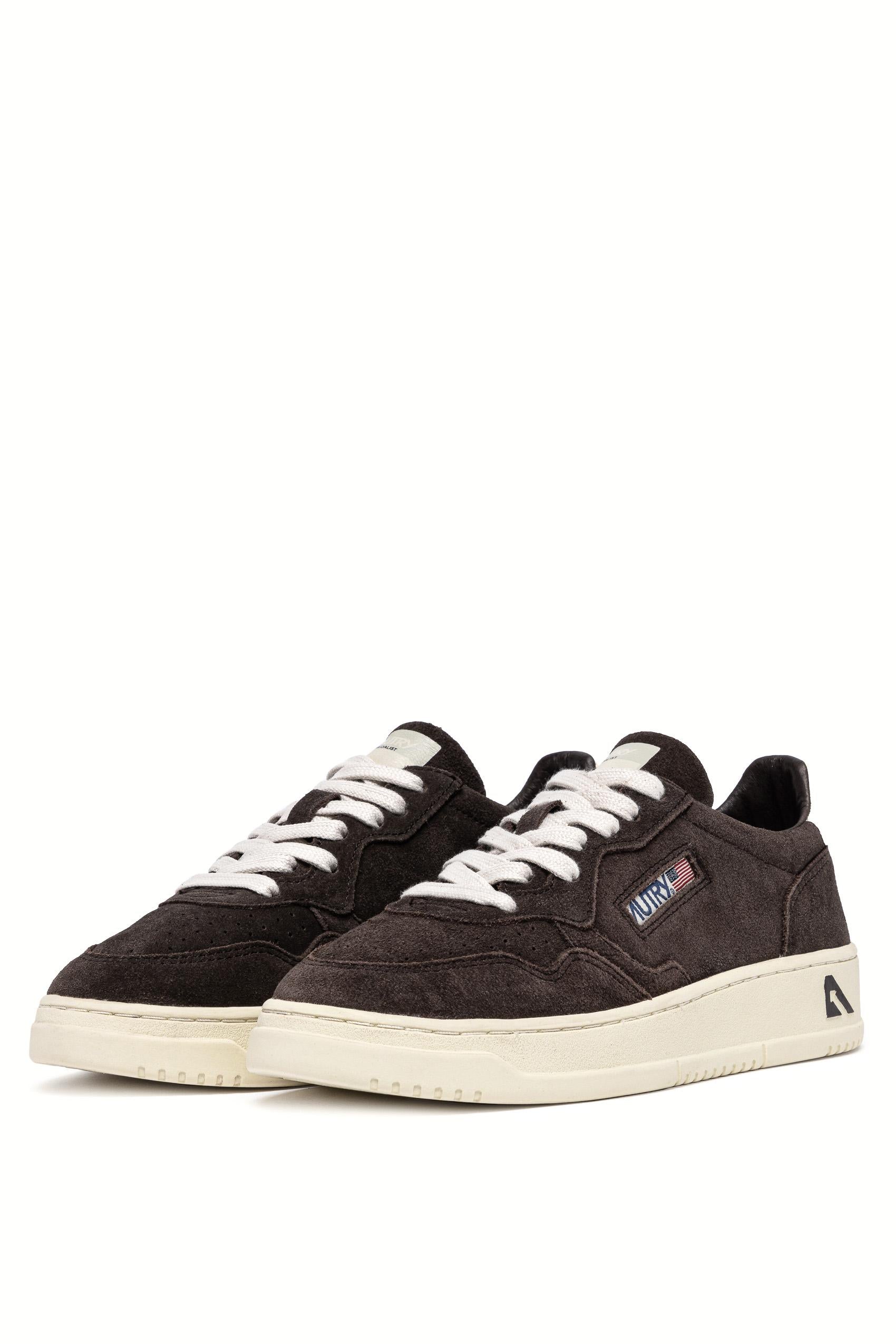 Autry Sneaker donna in nabuck mod. Medalist AULW UH08 MOKA/WHT 