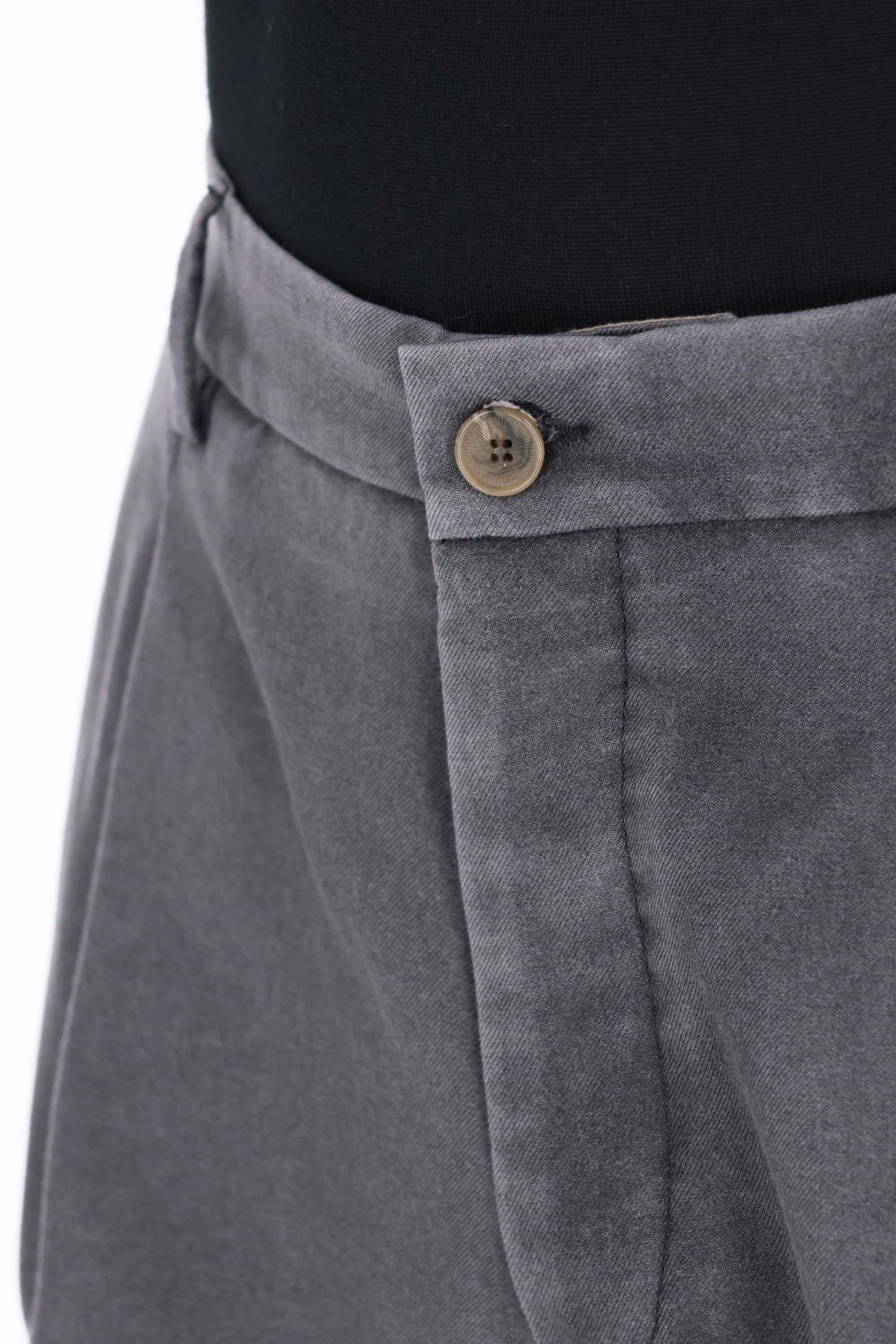 Myths Pantalone in lana vergine delavé mod. Ade-P over fit 25WM23L 102 34 