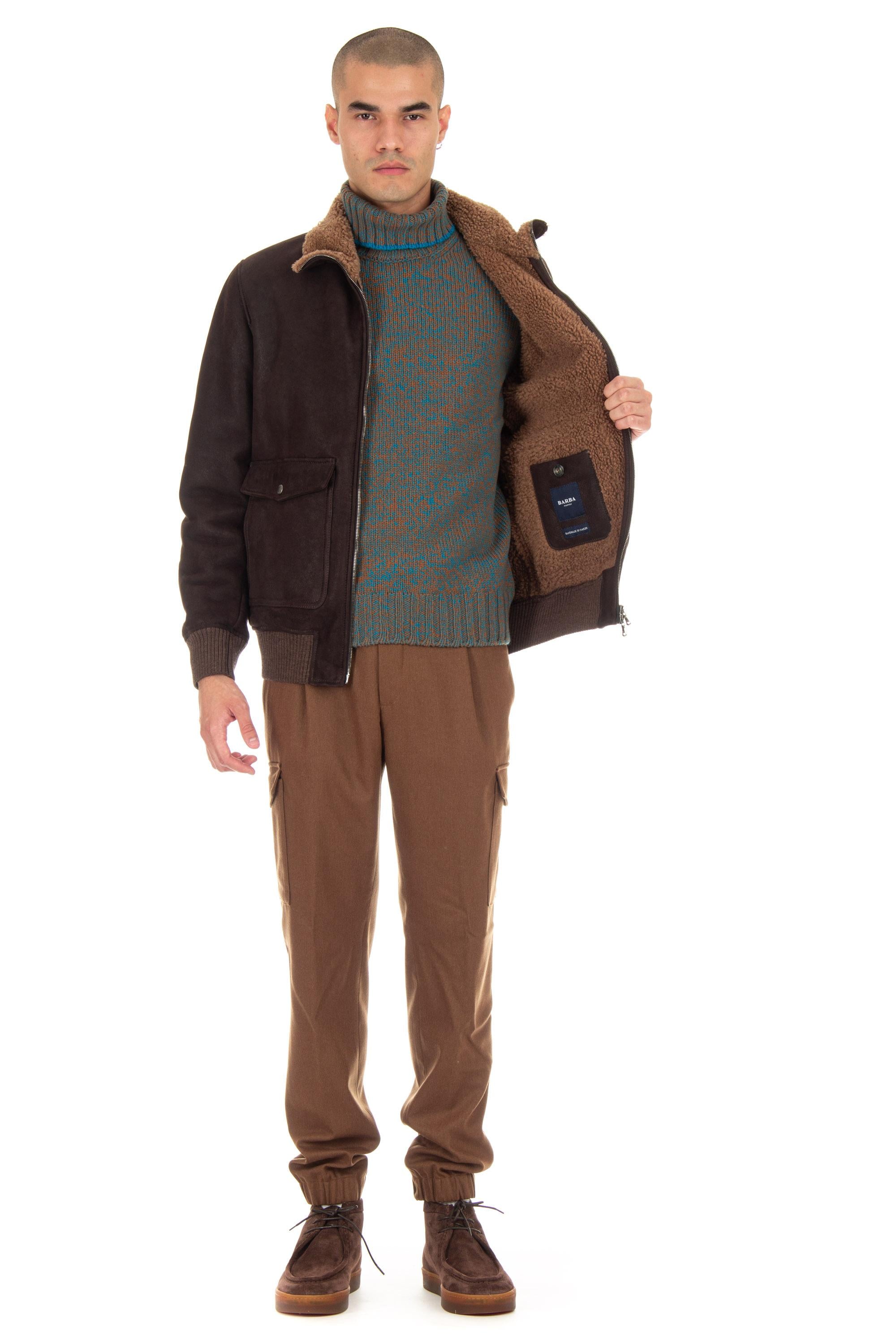 Bomber in montone BELTEX 38900 MARRONE Barba 