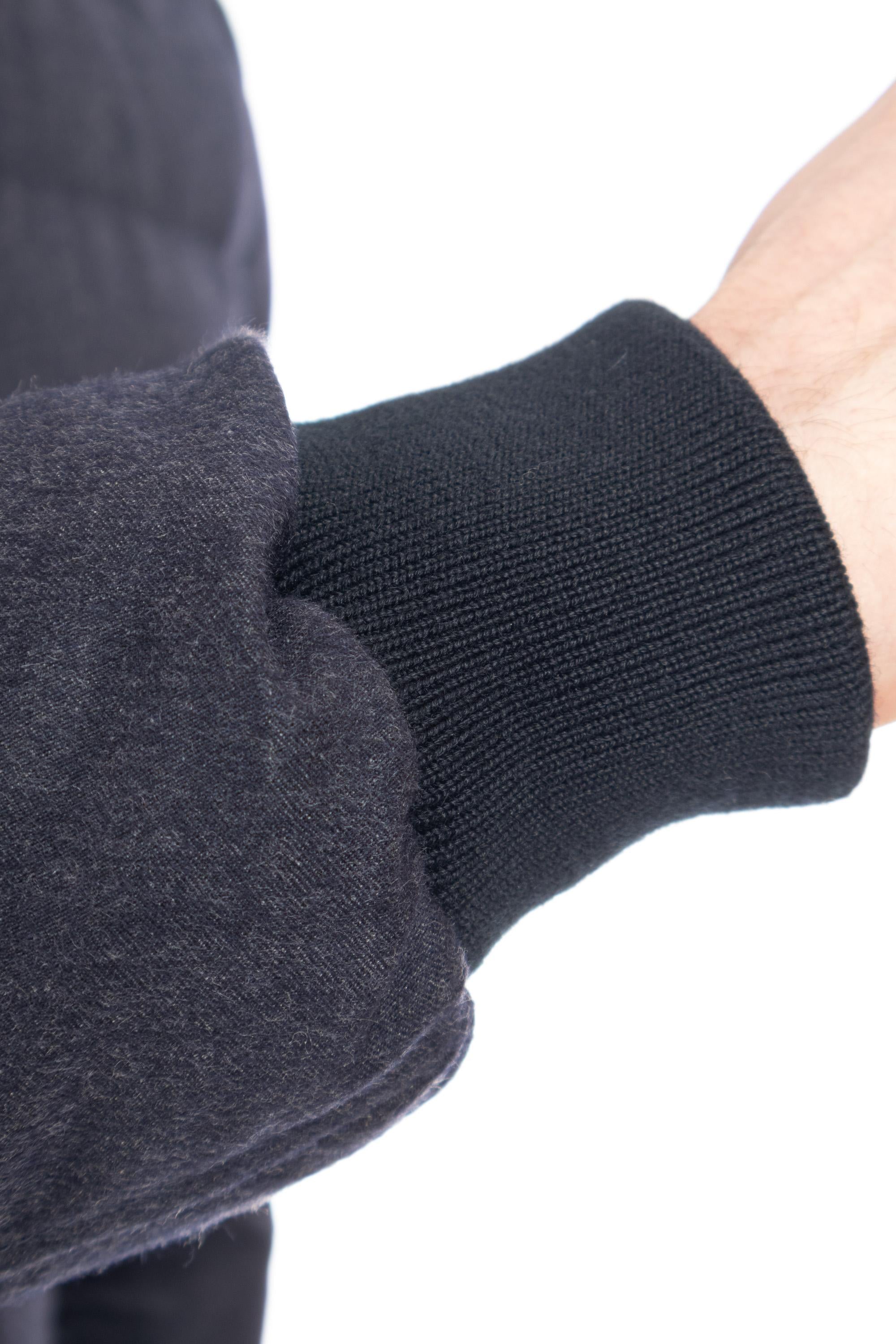 Piumino bomber in baby cashmere AUDENIO-BA1 BLU Moorer 