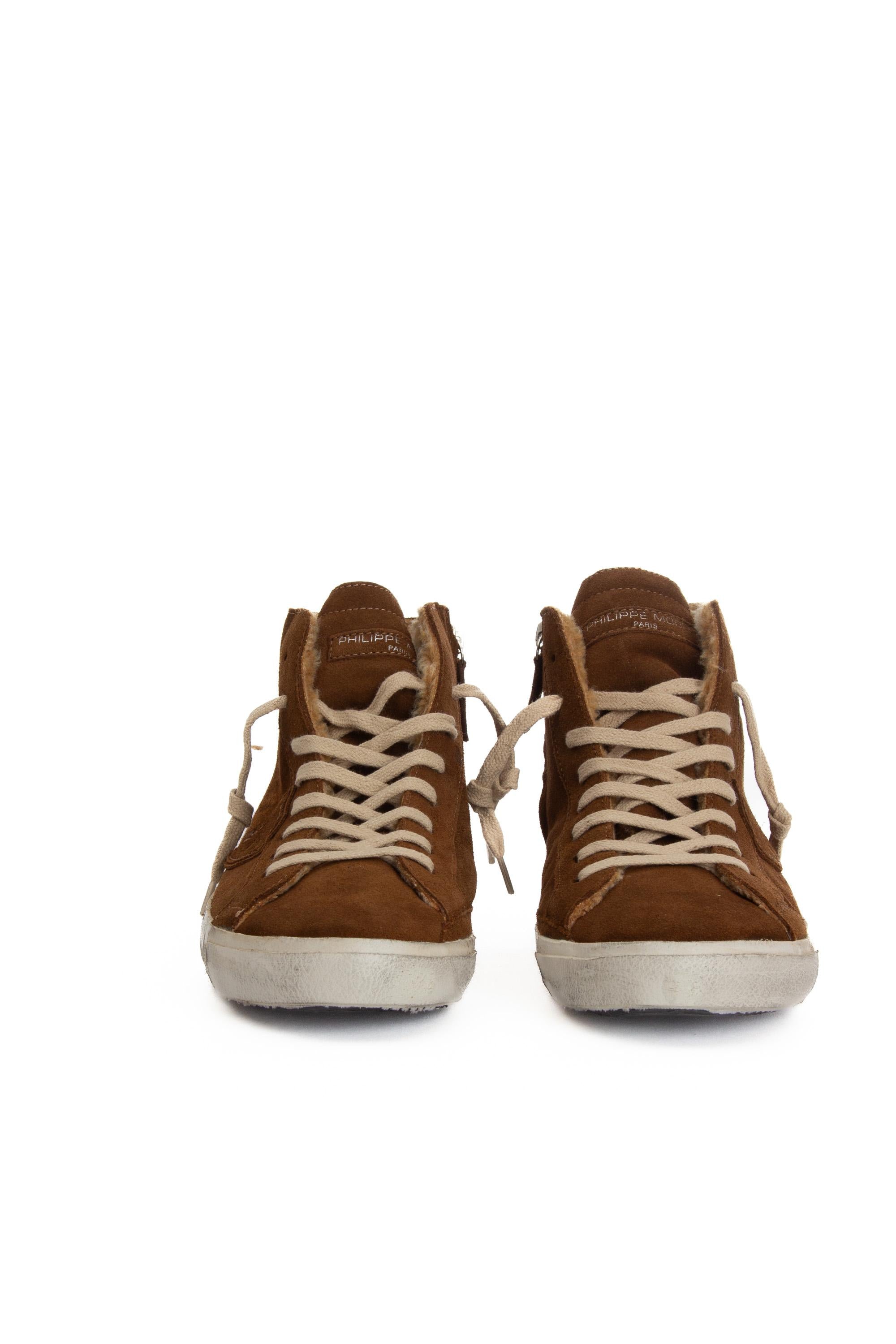 Sneaker alta in pelle scamosciata PRLU PRSX_3 DF03 Philippe Model 