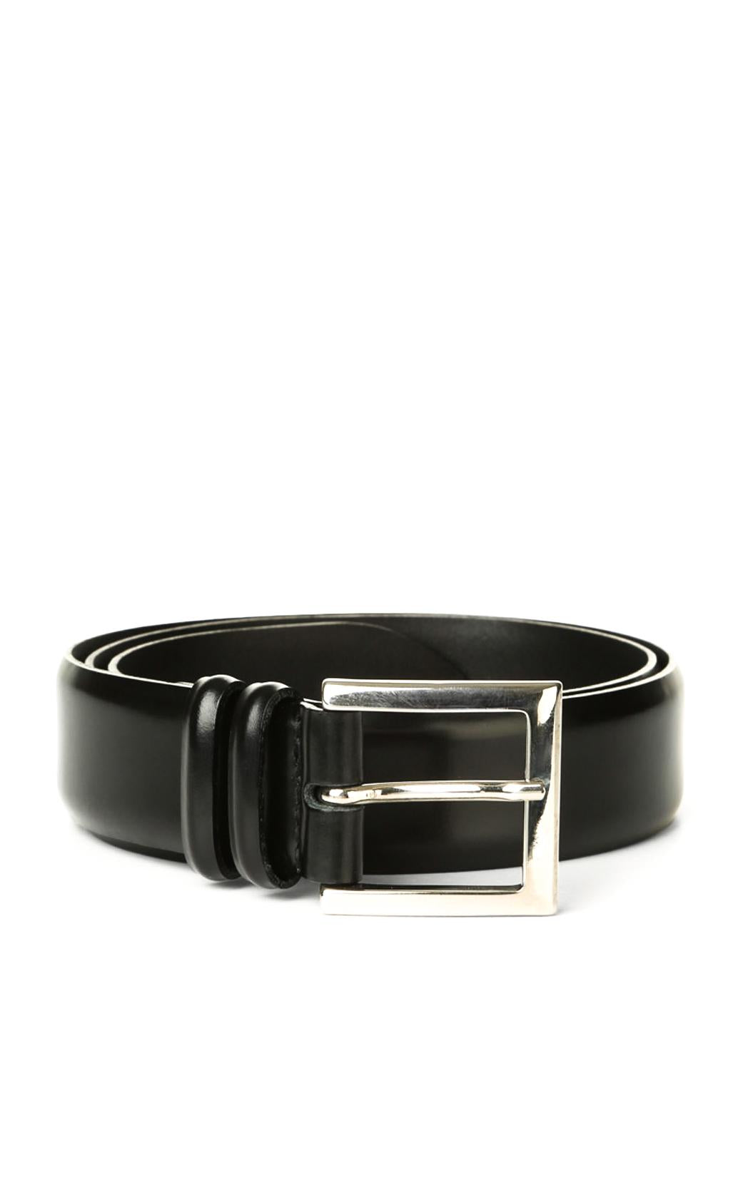 Orciani Cintura in vitello spazzolato U03201_CAF NERO 