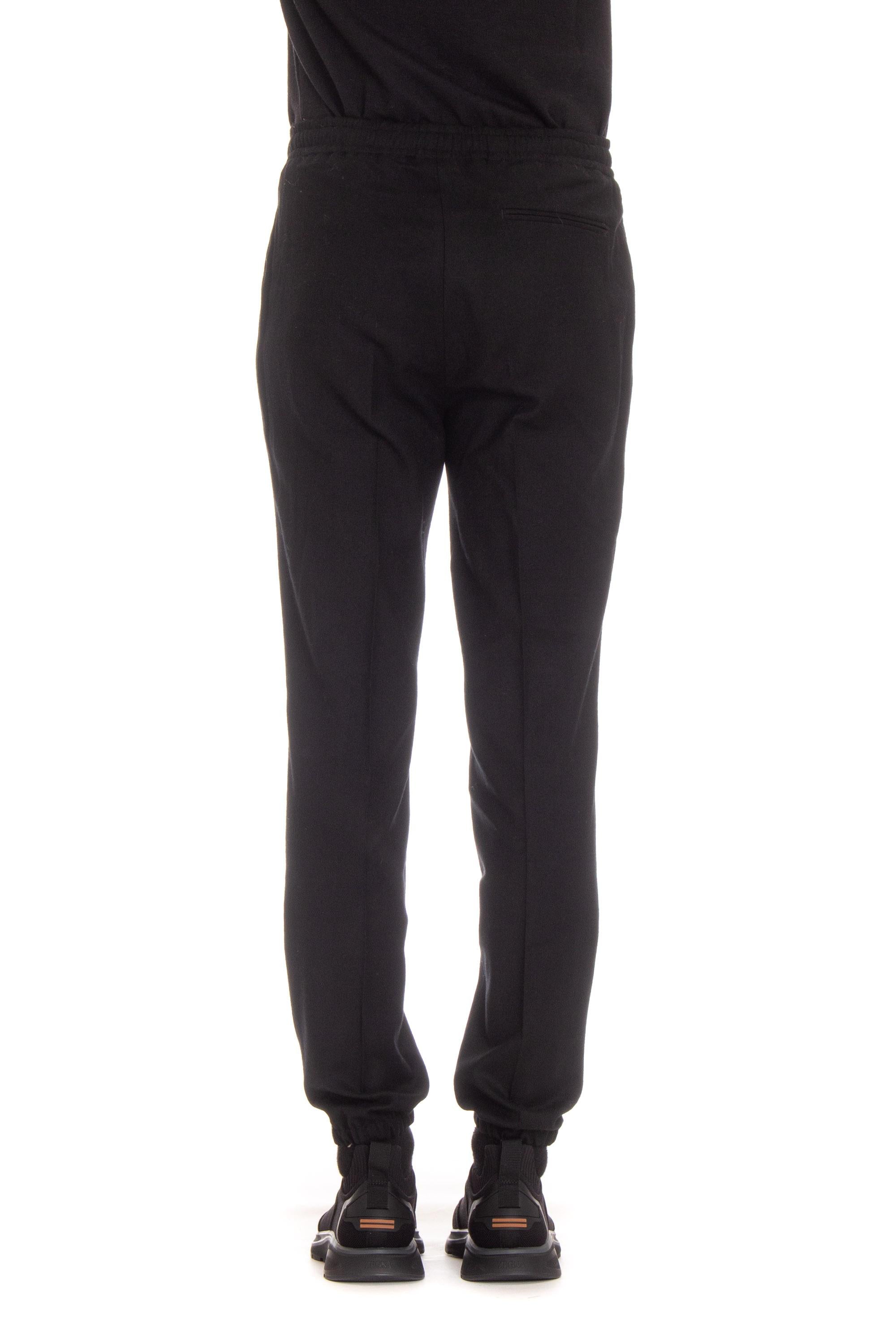 Zegna Pantalone jogger in lana Techmerino 6ZF705A6 73V4C1 8 