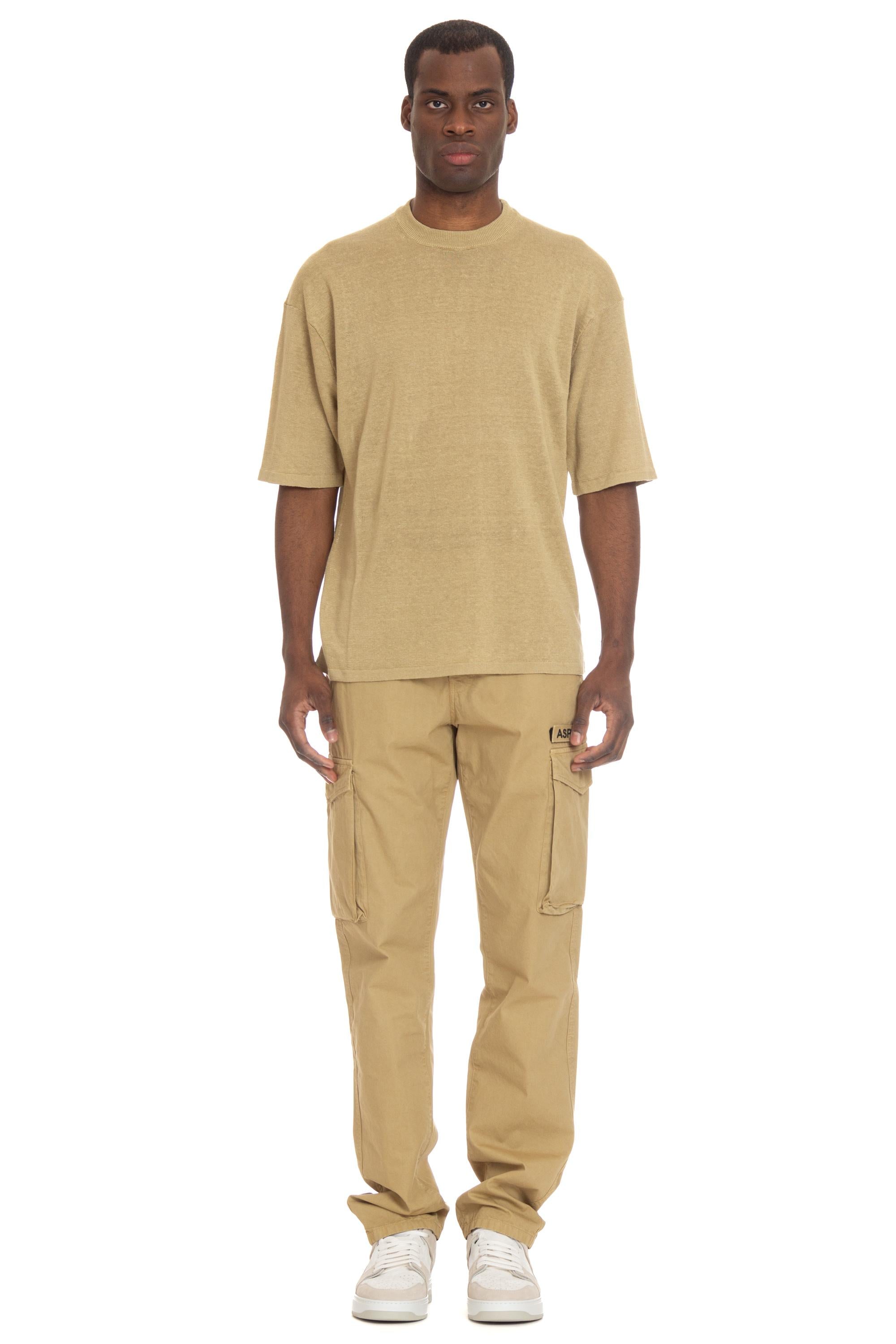 T-shirt in puro lino over fit RT20221/2 RT2004 Roberto Collina 